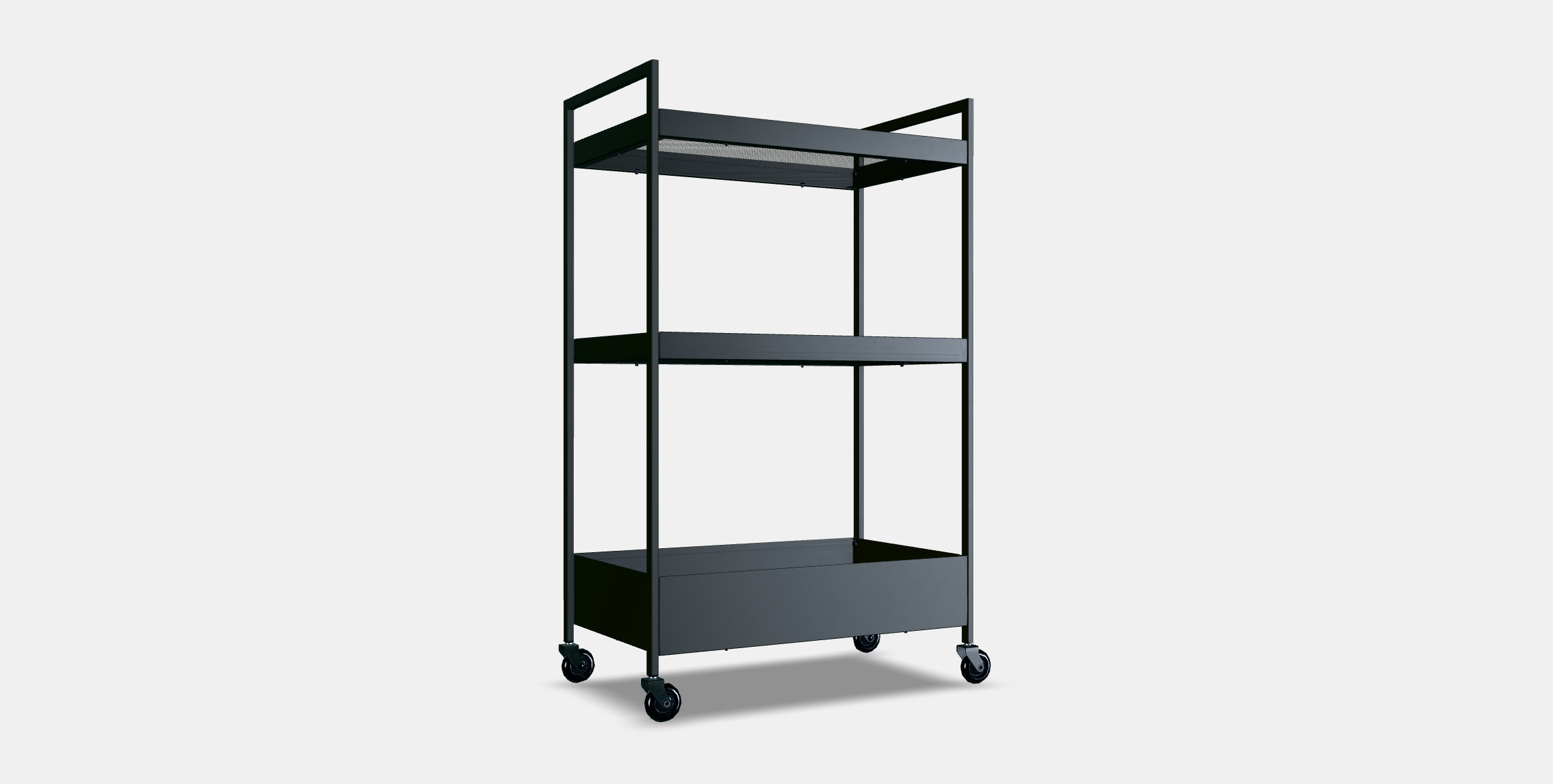 NISSAFORS serving trolley 3D model_16