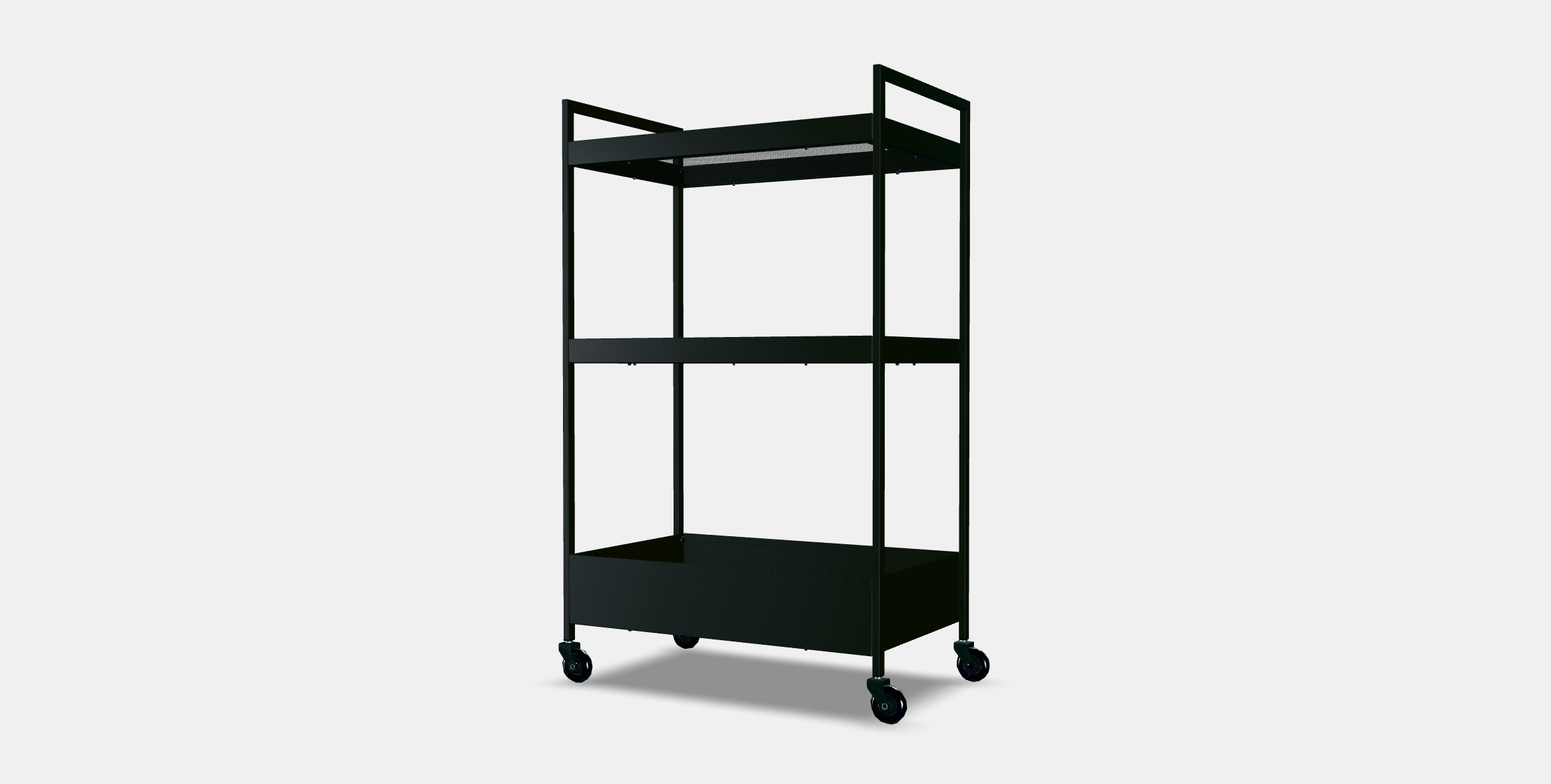 NISSAFORS serving trolley 3D model_4