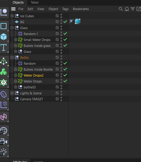 Cold Drink Product Scene Octane Render 3D model 3D model_6