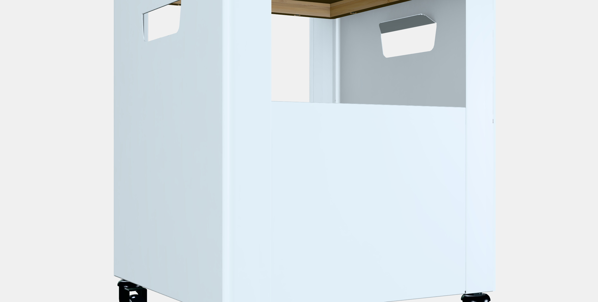 TROTTEN Storage unit on castors 3D model_2