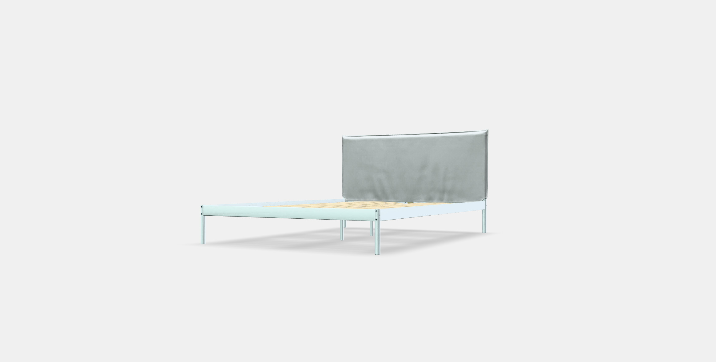 KLEPPSTAD Bed frame Low-poly 3D model_11