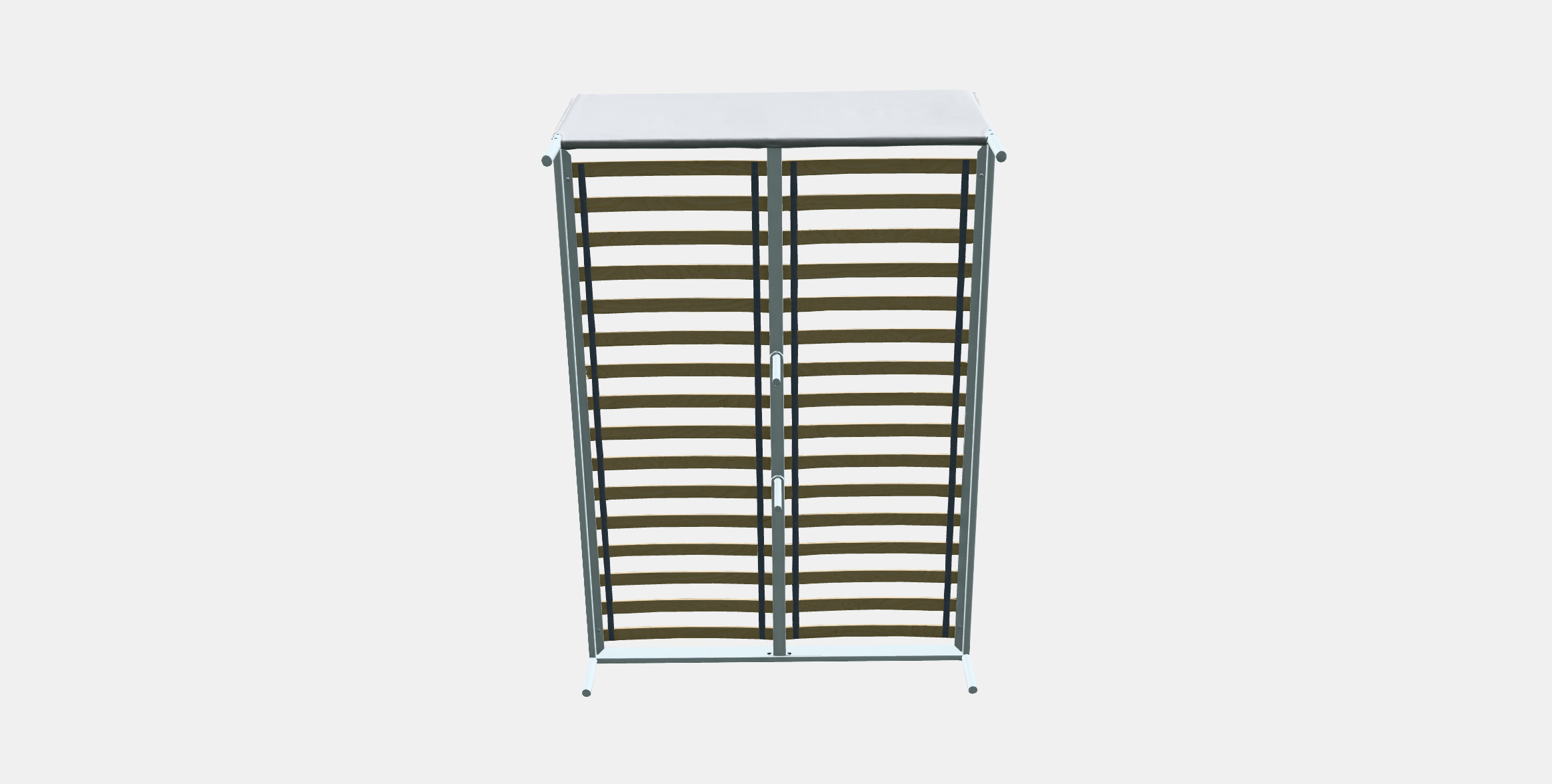 KLEPPSTAD Bed frame Low-poly 3D model_6