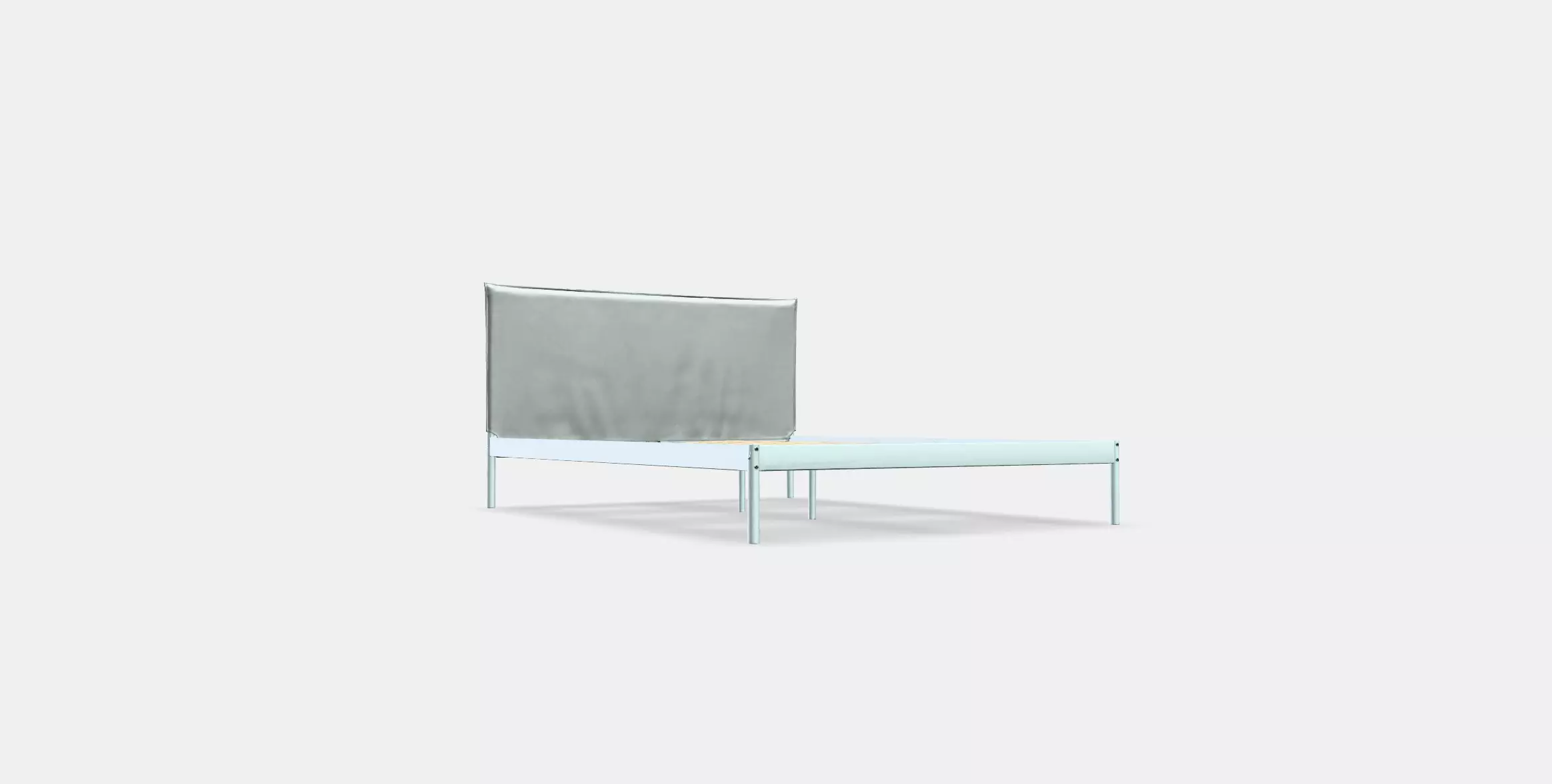 KLEPPSTAD Bed frame Low-poly 3D model_0