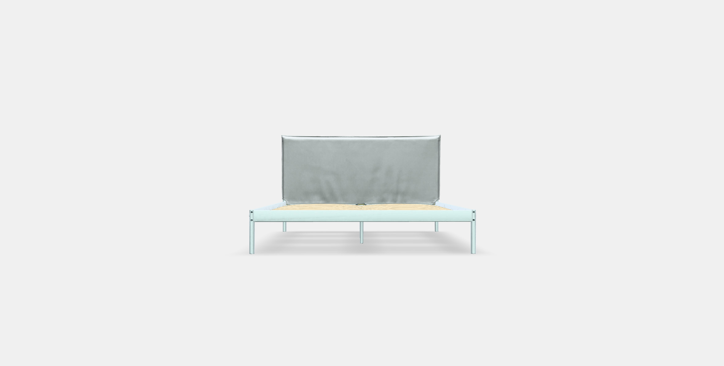 KLEPPSTAD Bed frame Low-poly 3D model_9