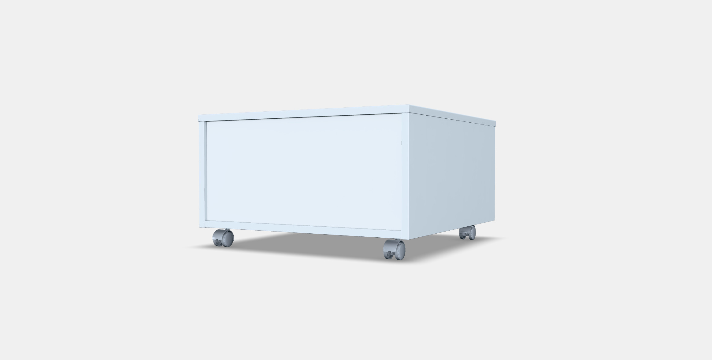 SLAKT Storage box with castors 3D model_4