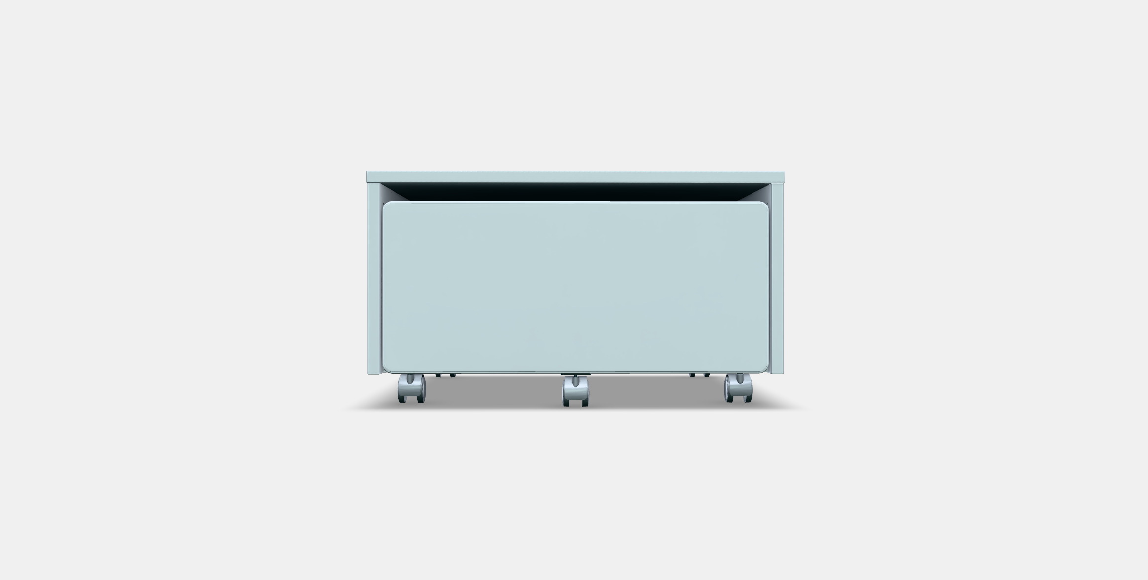 SLAKT Storage box with castors 3D model_10