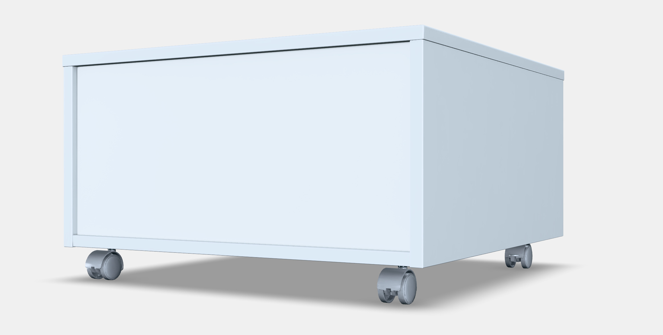 SLAKT Storage box with castors 3D model_6
