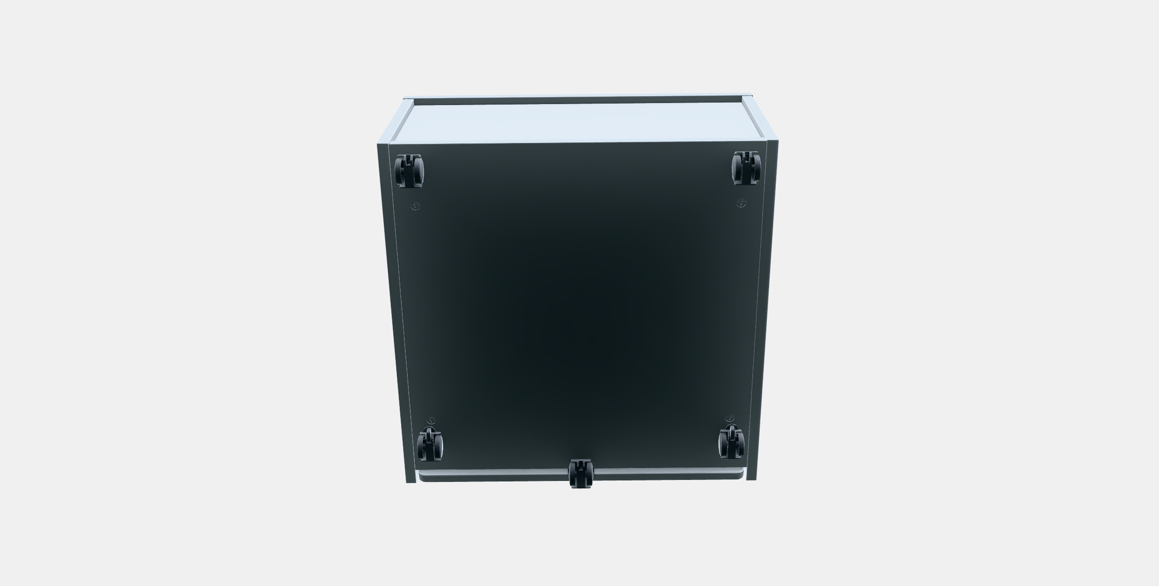 SLAKT Storage box with castors 3D model_7