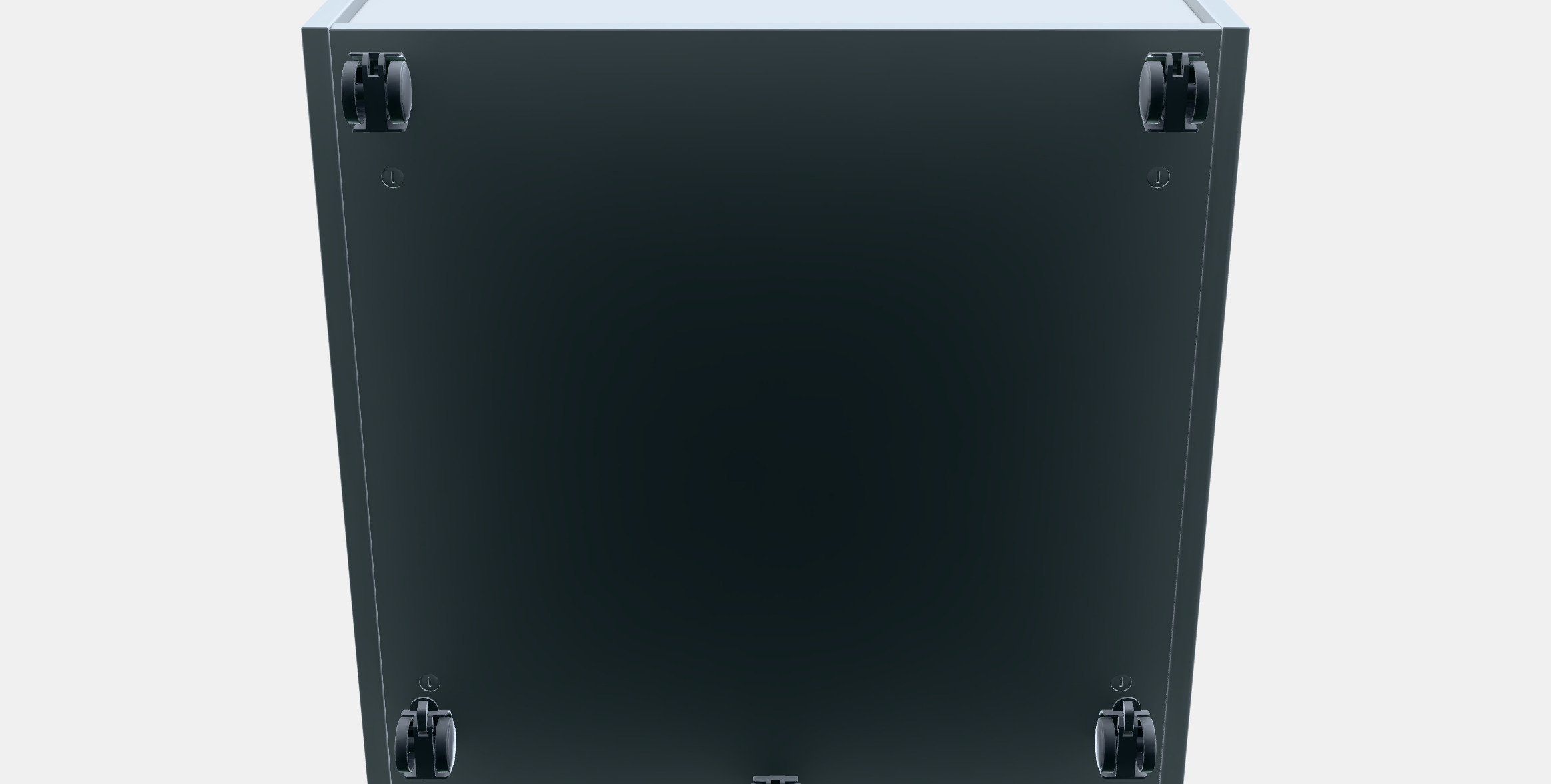 SLAKT Storage box with castors 3D model_8