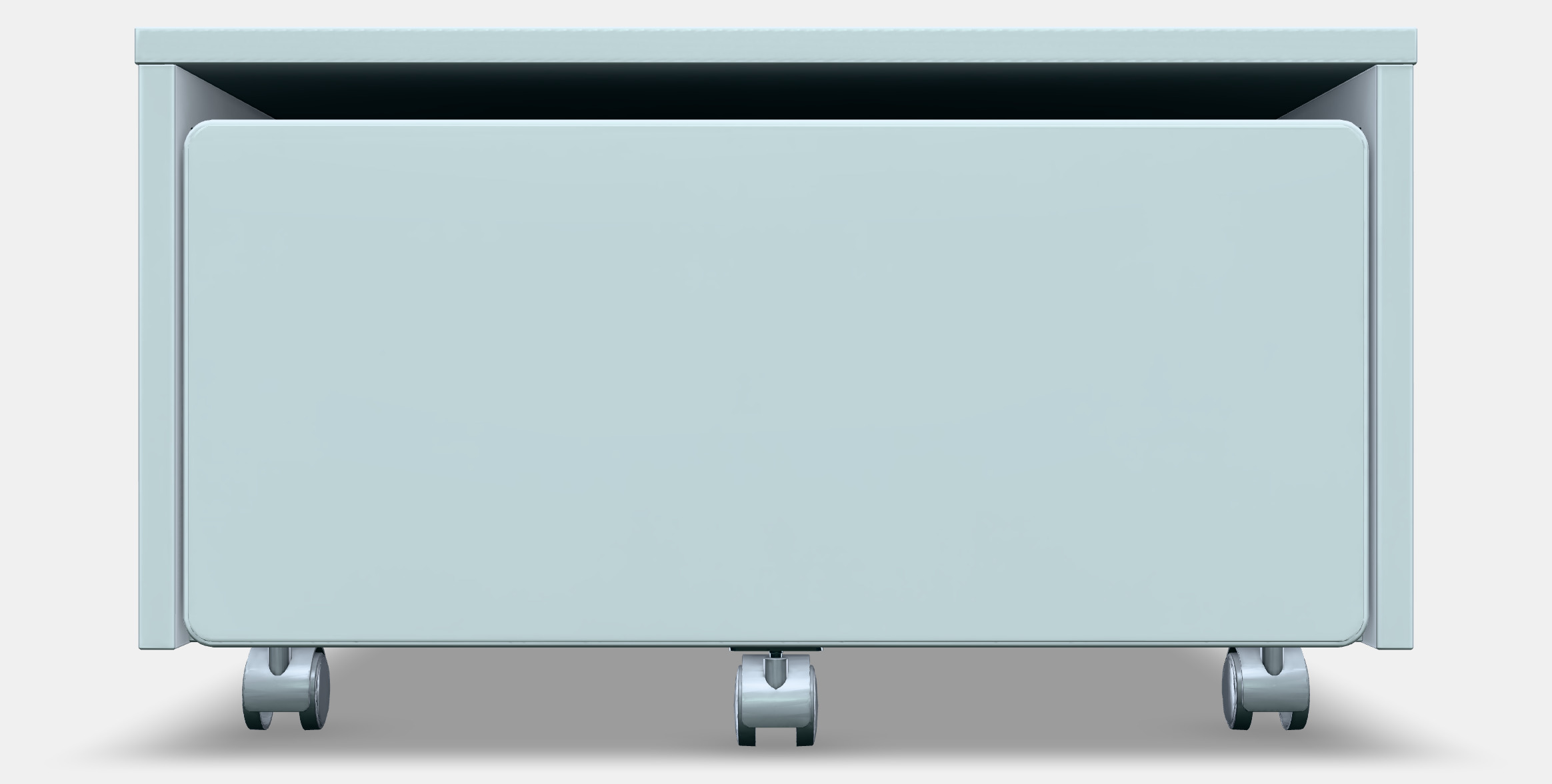 SLAKT Storage box with castors 3D model_11