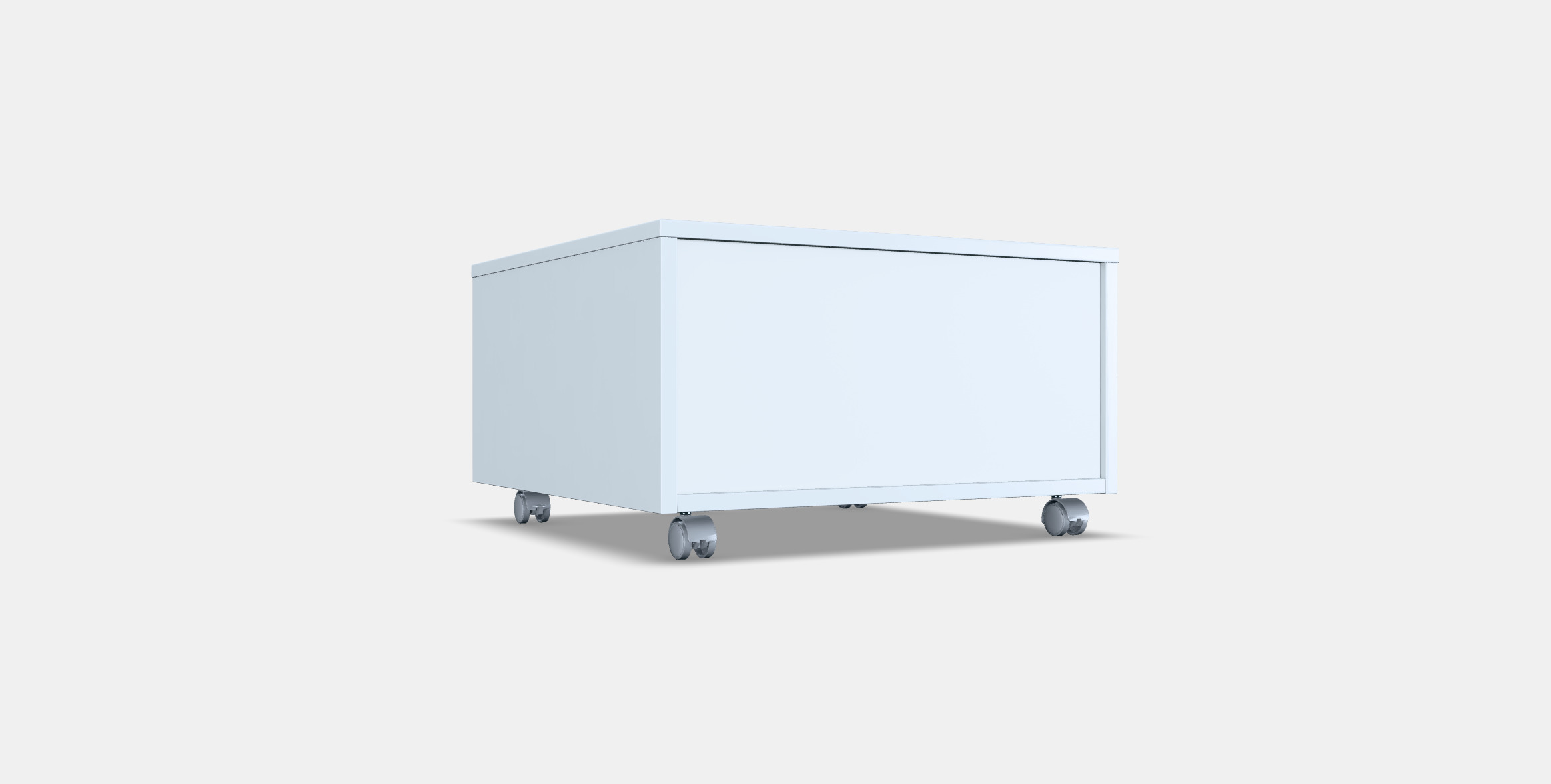 SLAKT Storage box with castors 3D model_16