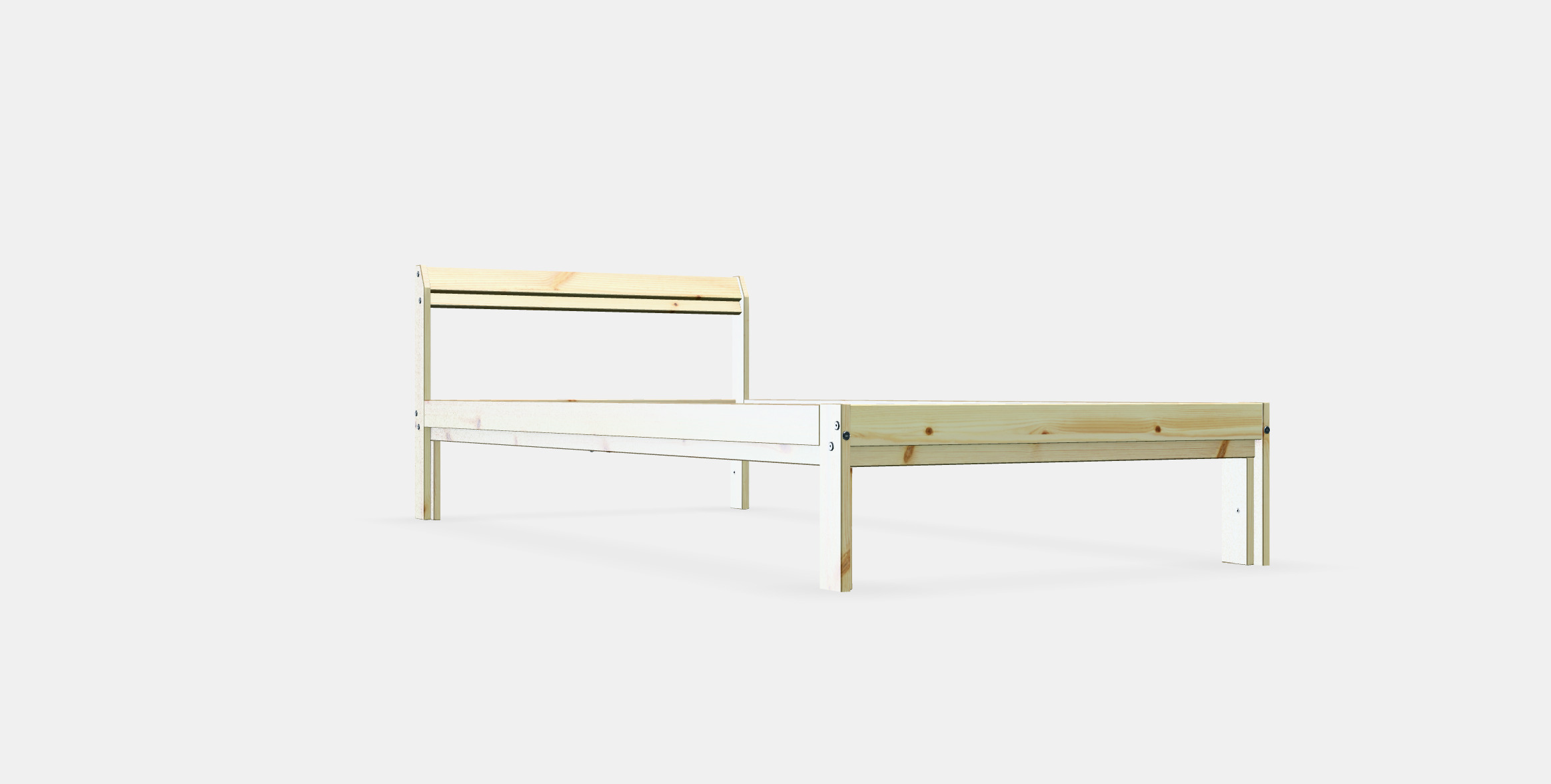 NEIDEN Bed frame 3D model_9