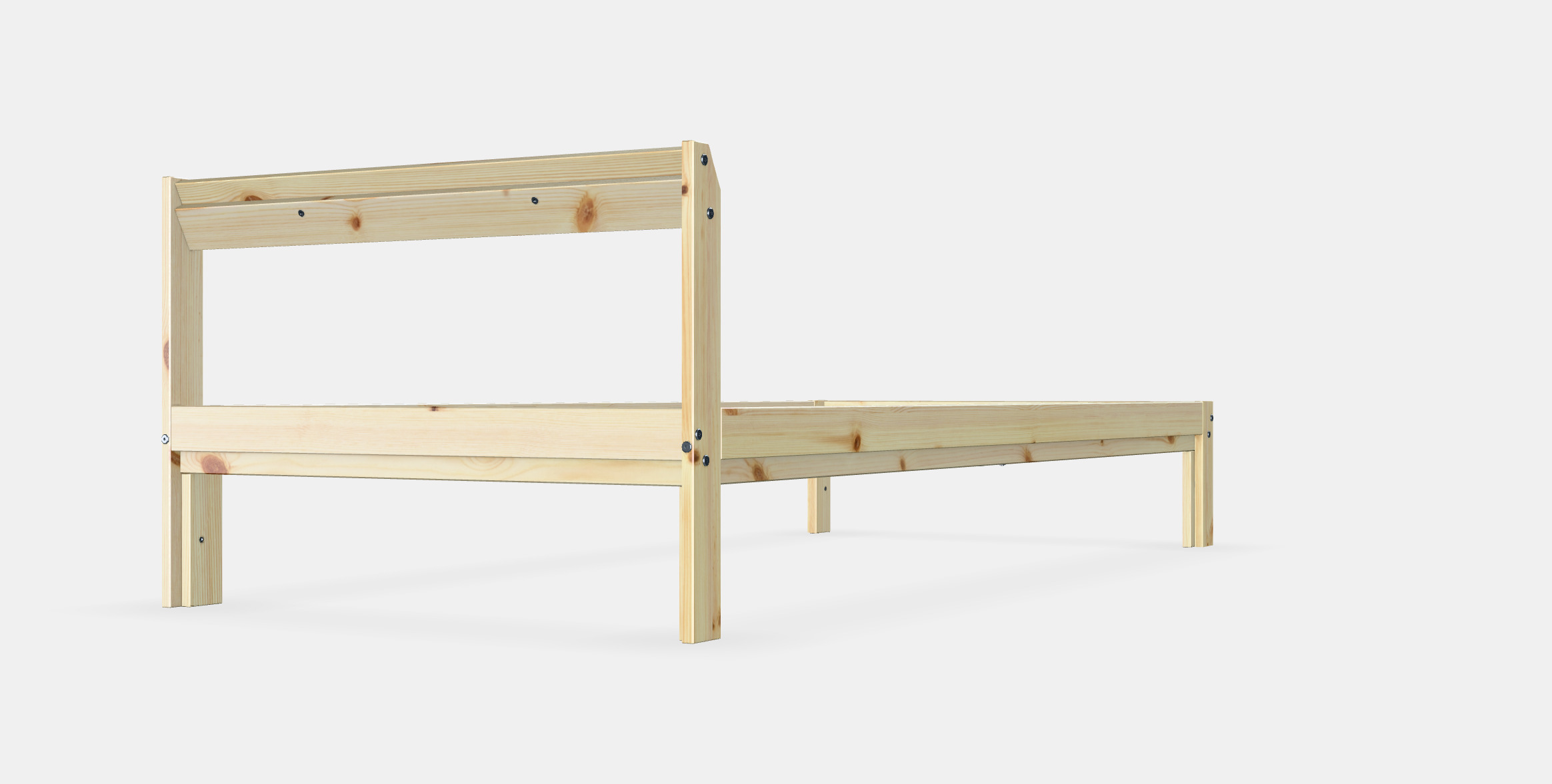 NEIDEN Bed frame 3D model_3