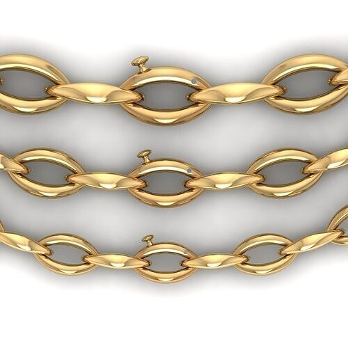 clasp Lock and Chain 3D print model