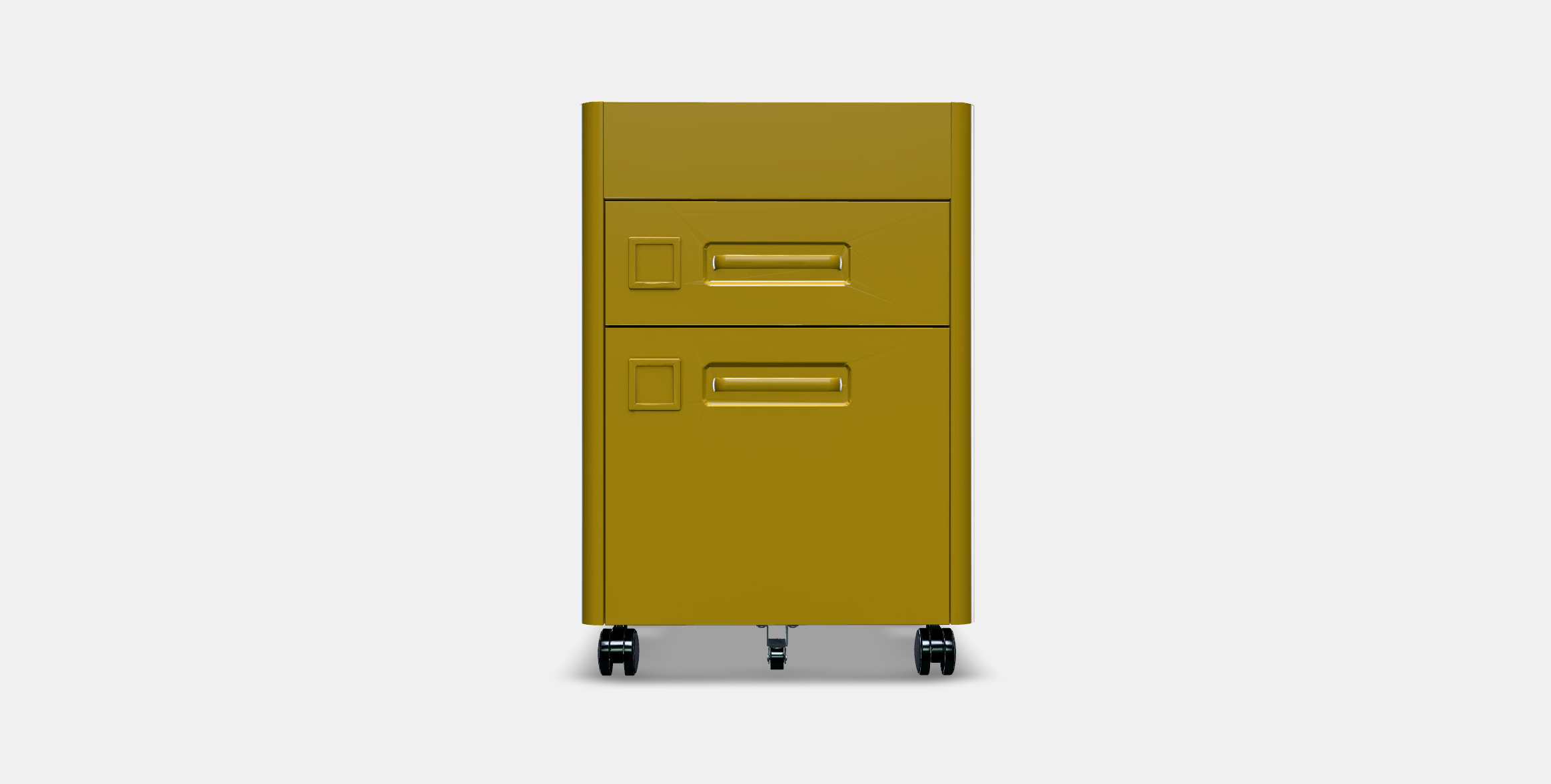 IDASEN Drawer unit on castors 3D model_10