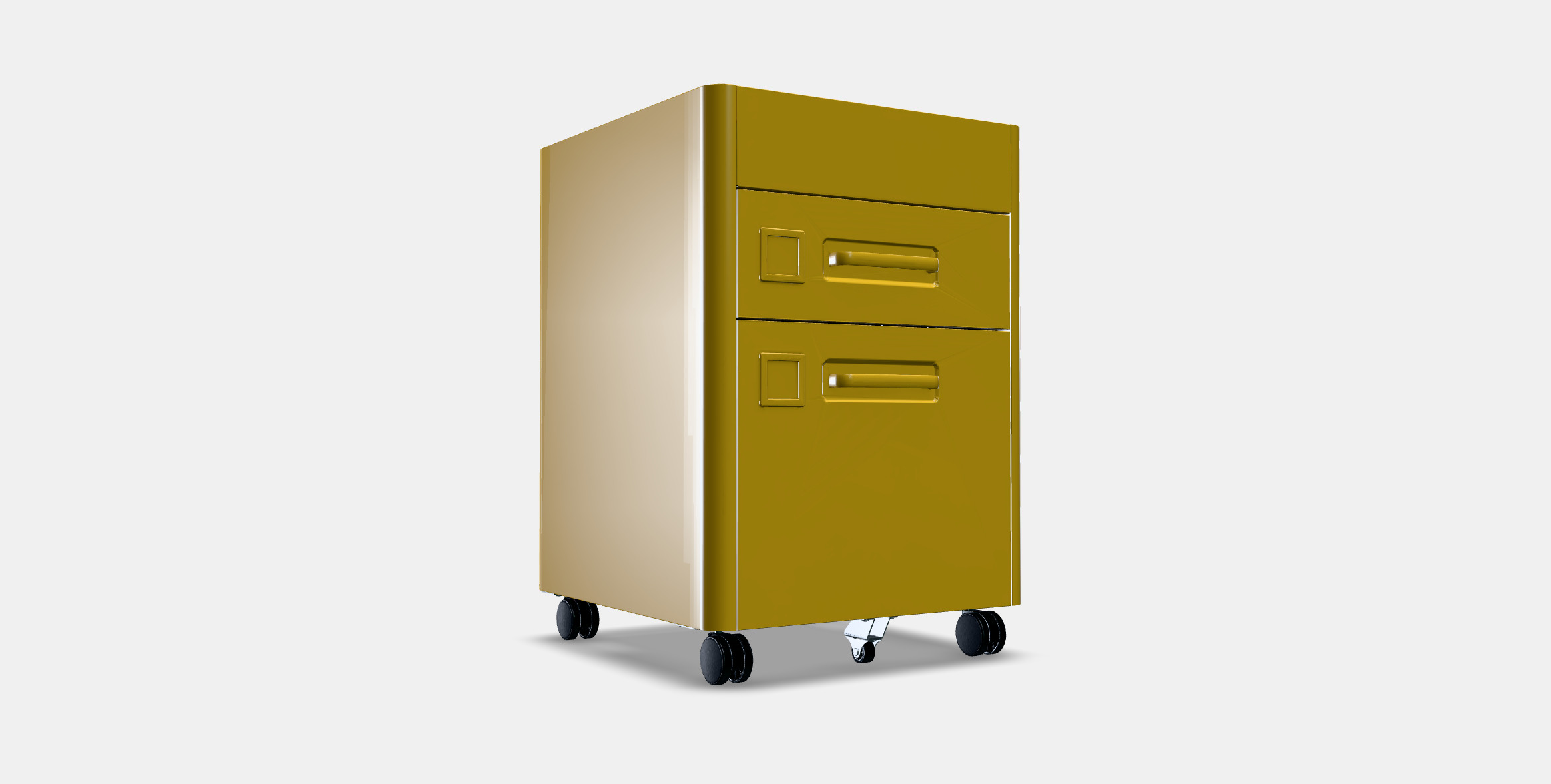 IDASEN Drawer unit on castors 3D model_2
