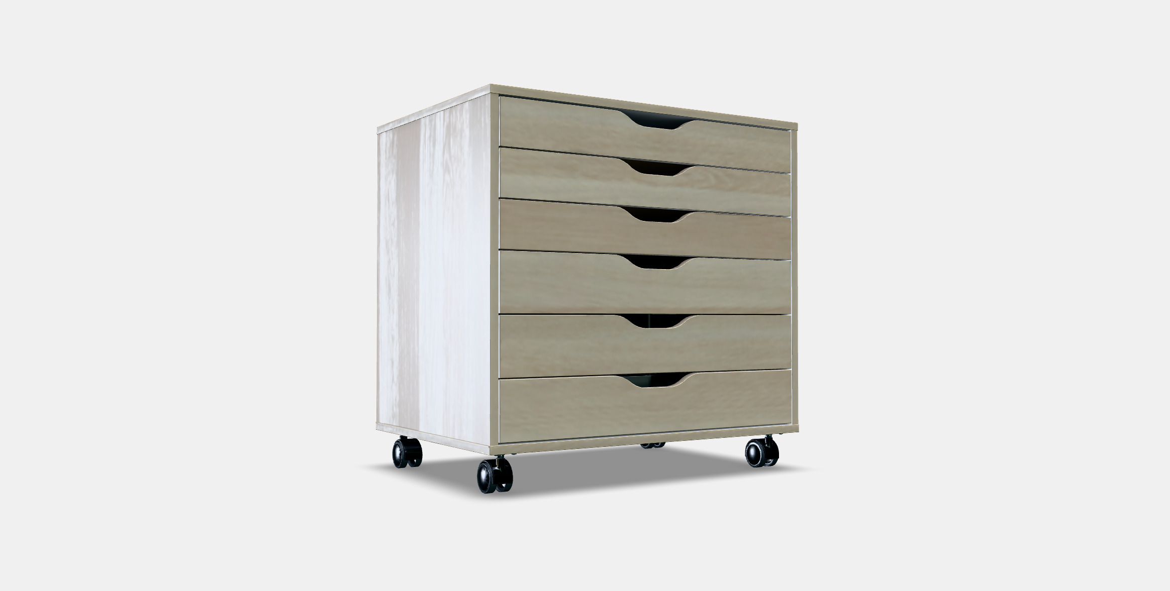 ALEX Drawer unit on castors 4 3D model_5