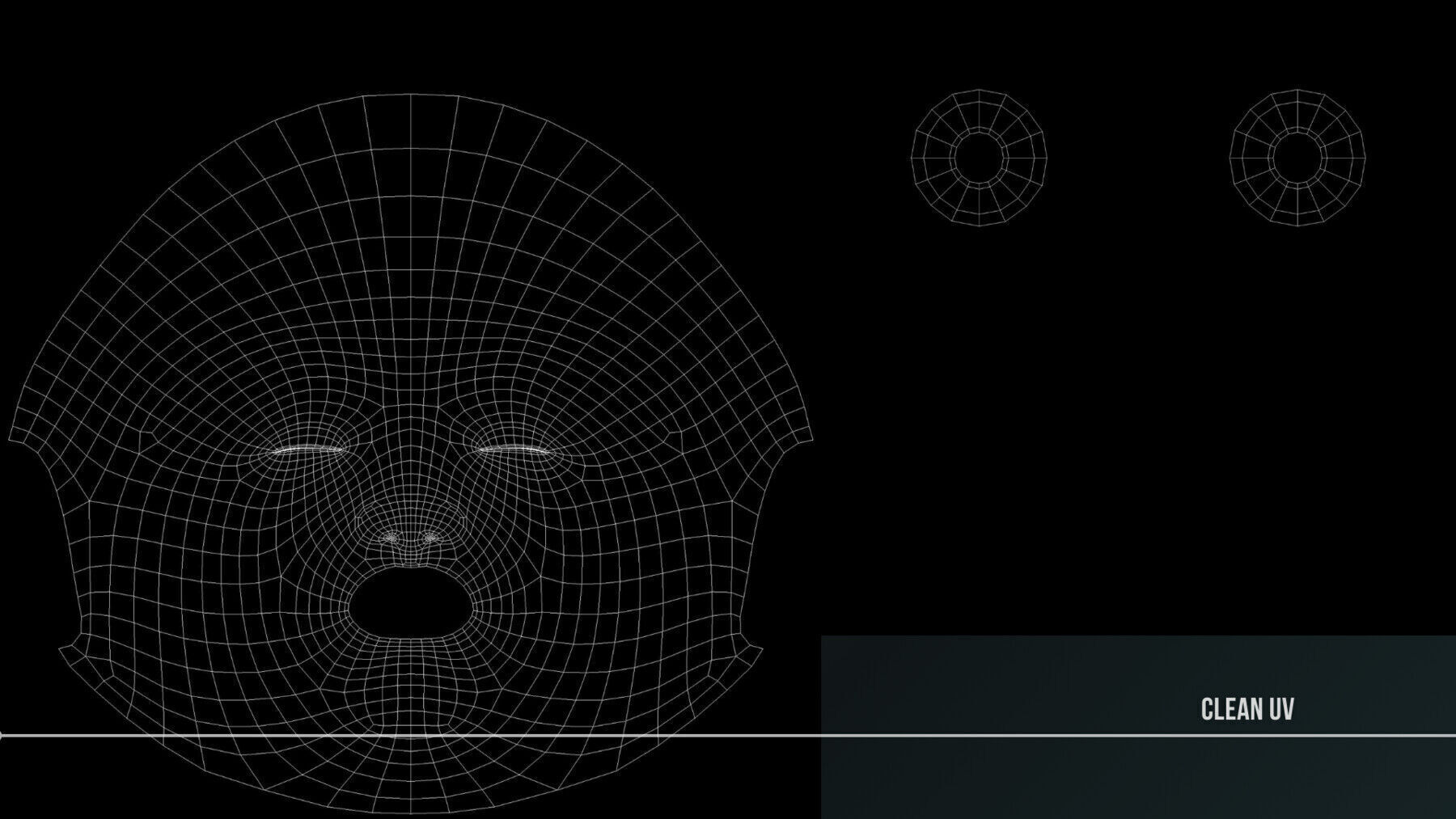 Advanced Realistic Base Game Character Rig Low-poly 3D model_29