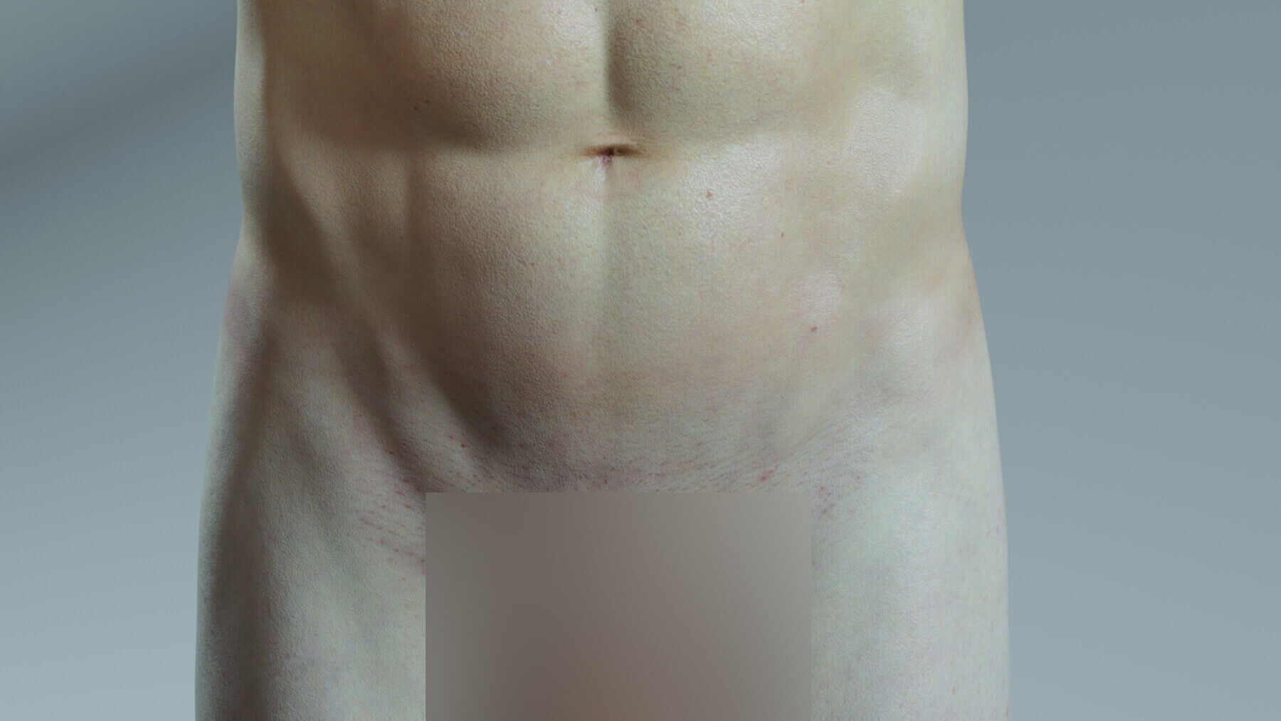 Advanced Realistic Base Game Character Rig Low-poly 3D model_7