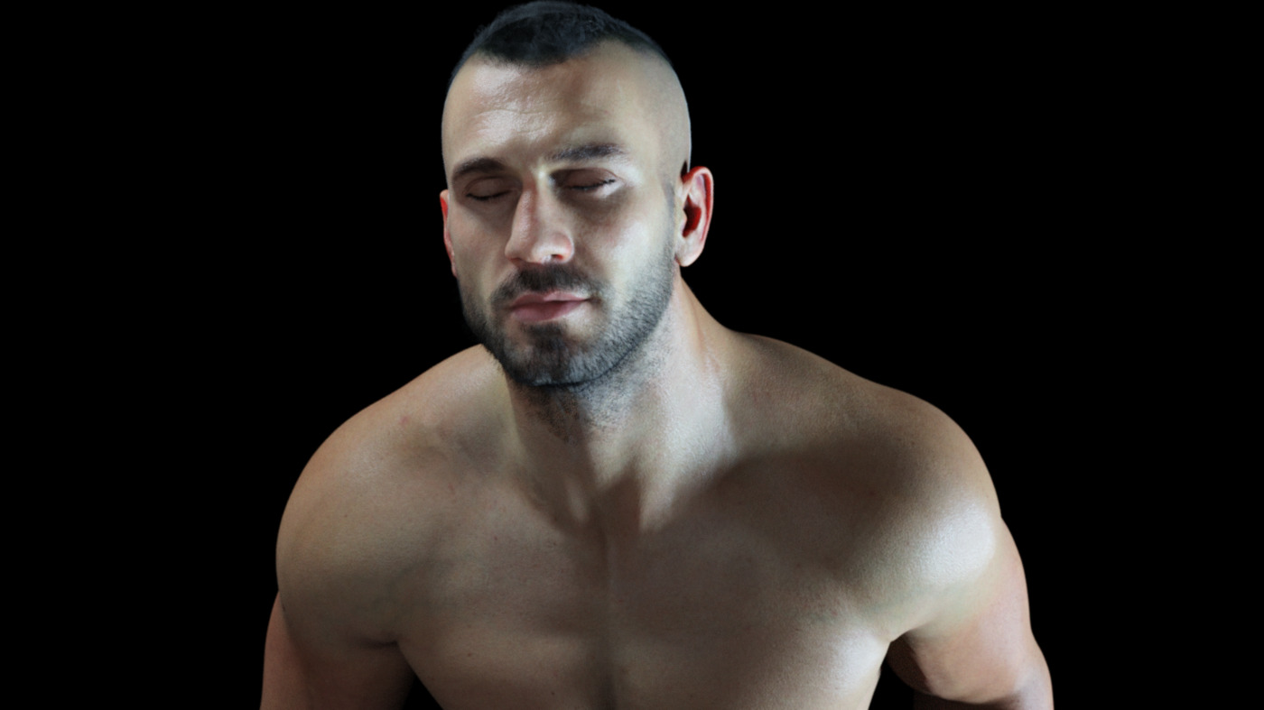 Advanced Realistic Base Game Character Rig Low-poly 3D model_1