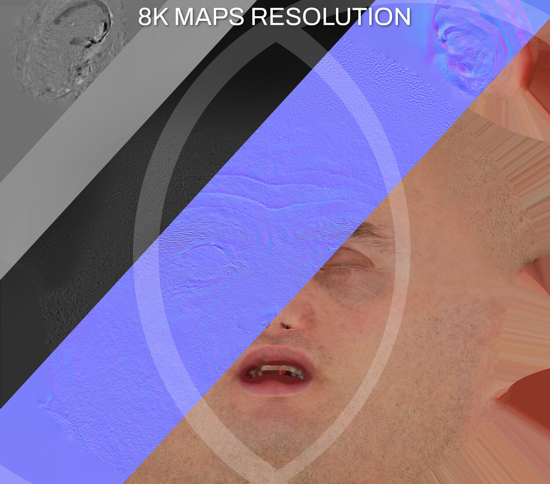 Advanced Realistic Base Game Character Rig Low-poly 3D model_27