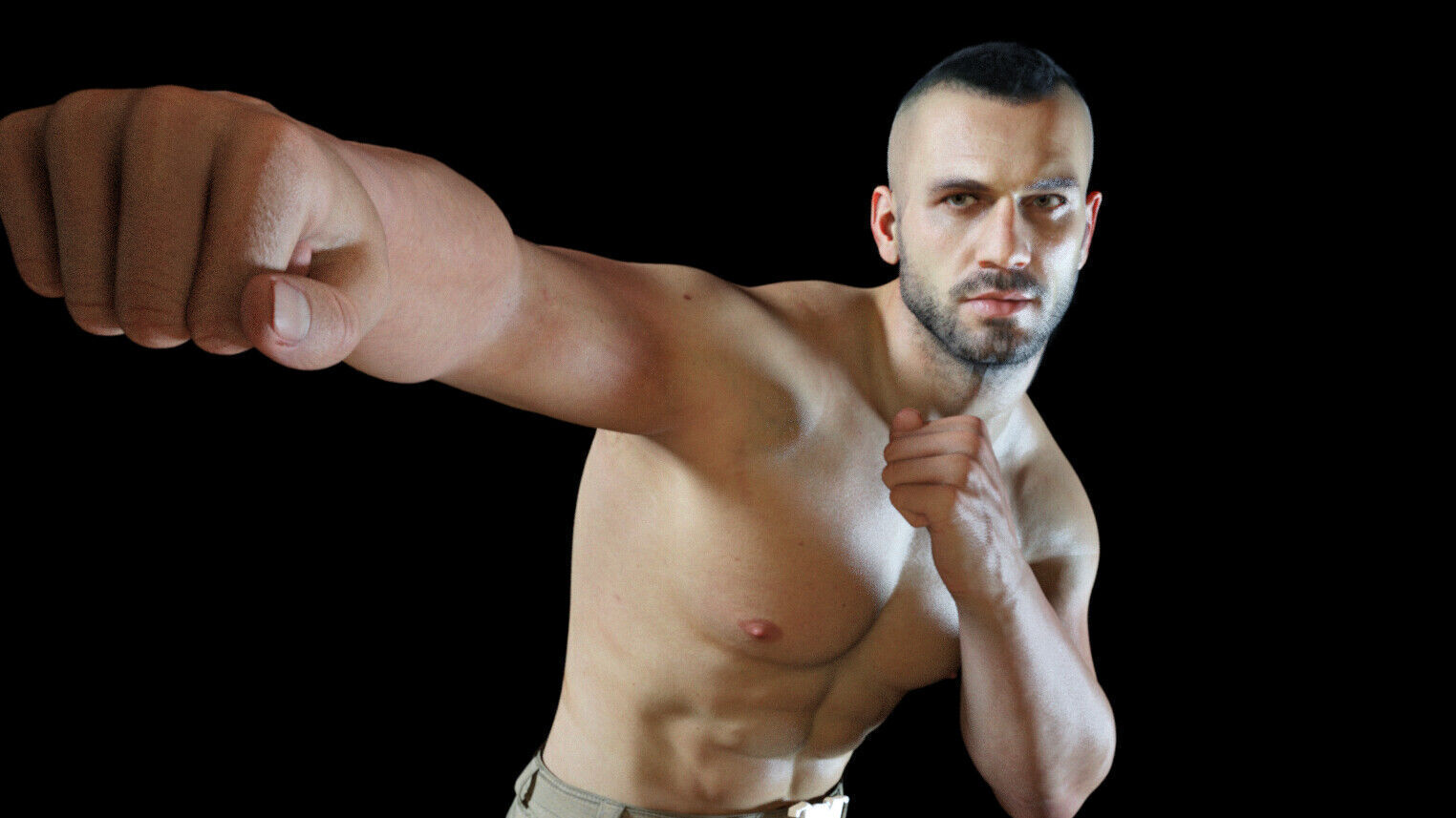 Advanced Realistic Base Game Character Rig Low-poly 3D model_5