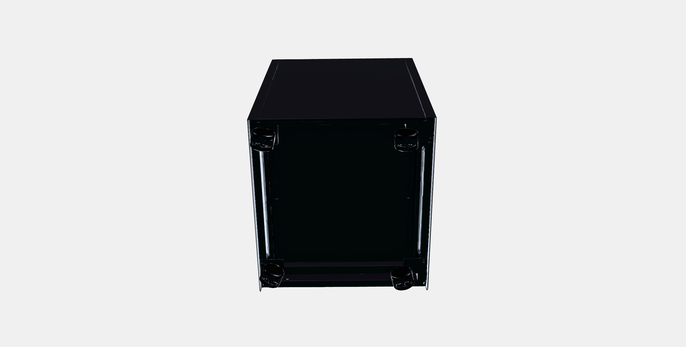 TROTTEN Drawer unit w 3 drawers on castors Low-poly 3D model_4