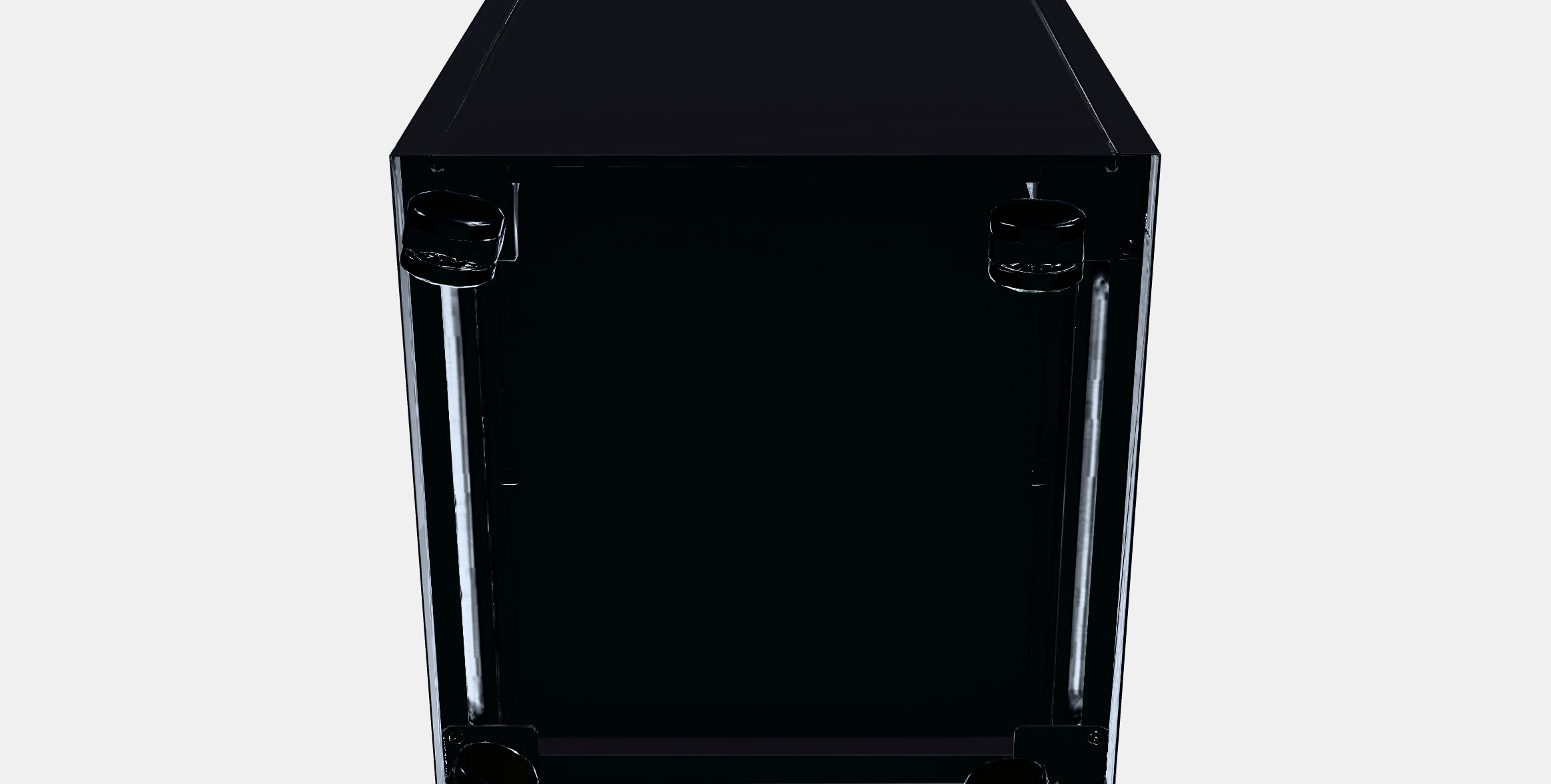 TROTTEN Drawer unit w 3 drawers on castors Low-poly 3D model_7