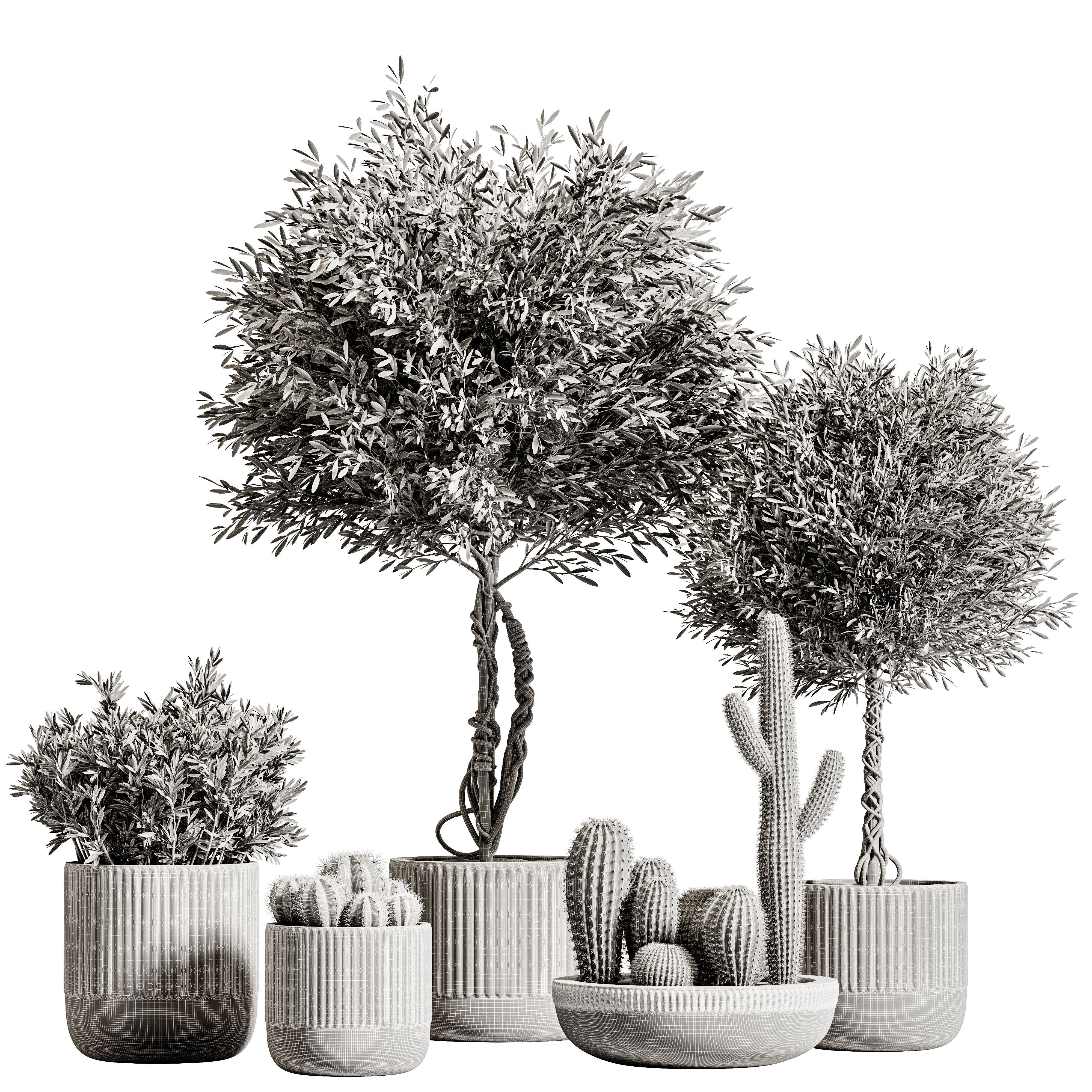 indoor plant stand 77 3D model_5