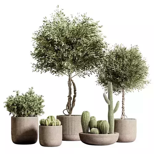 indoor plant stand 77 3D model
