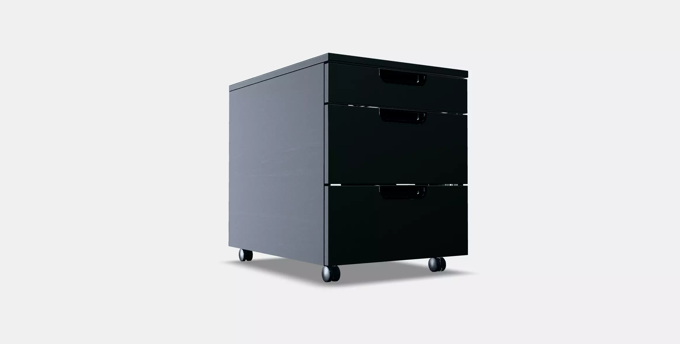 GALANT Drawer unit on castors 3D model_0