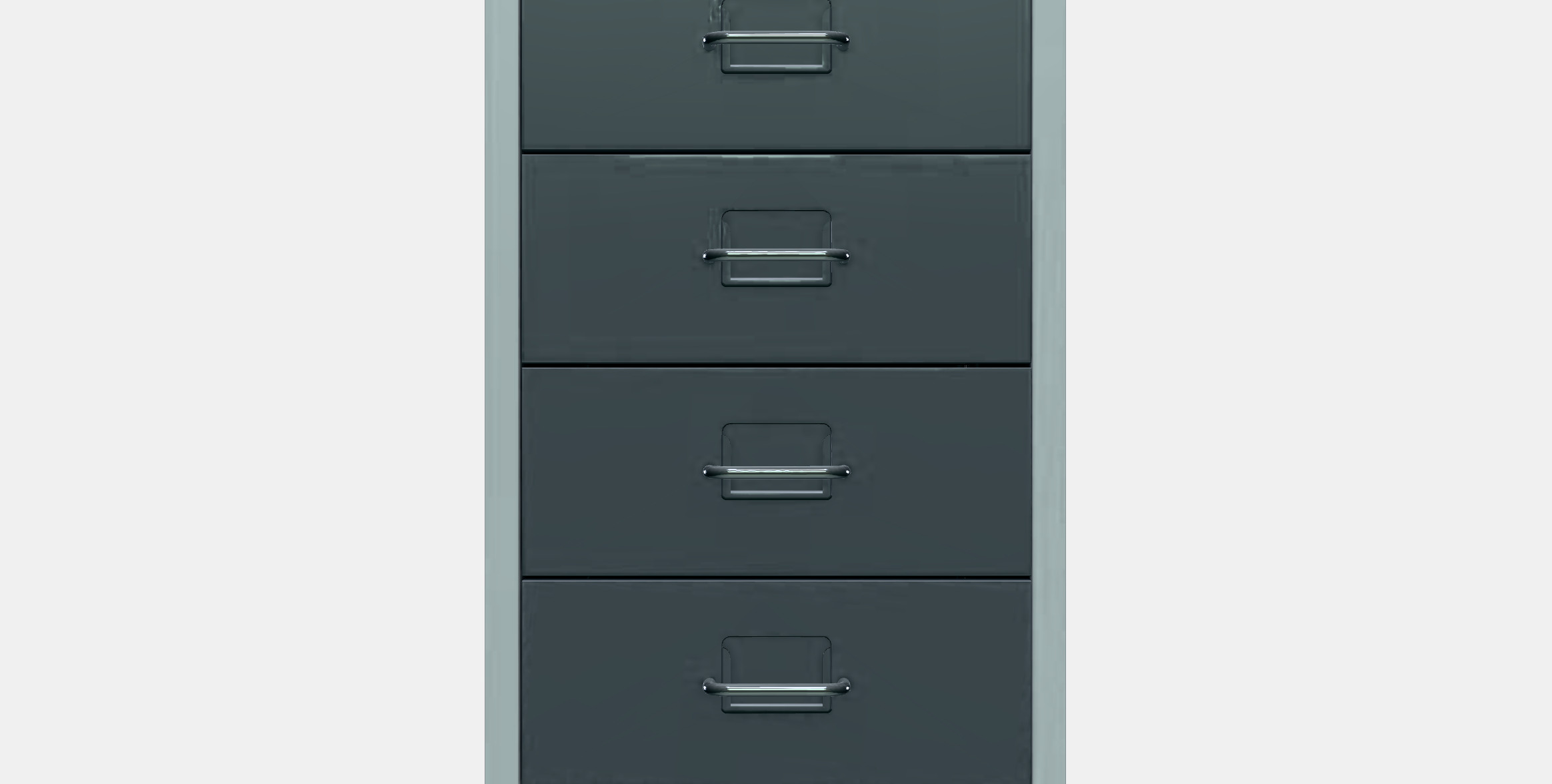 HELMER HELMER Drawer unit with casters 3D model_11