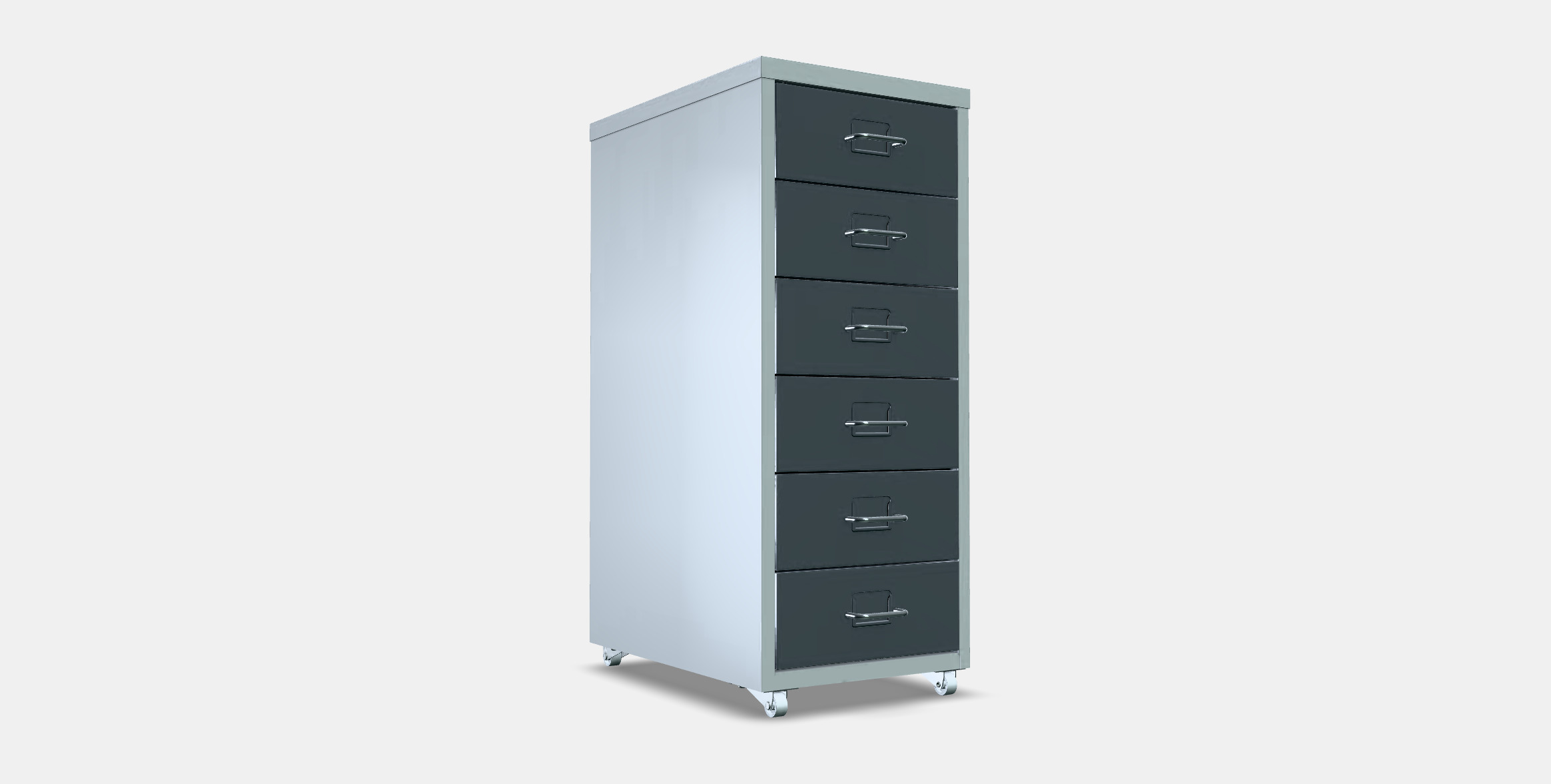 HELMER HELMER Drawer unit with casters 3D model_3