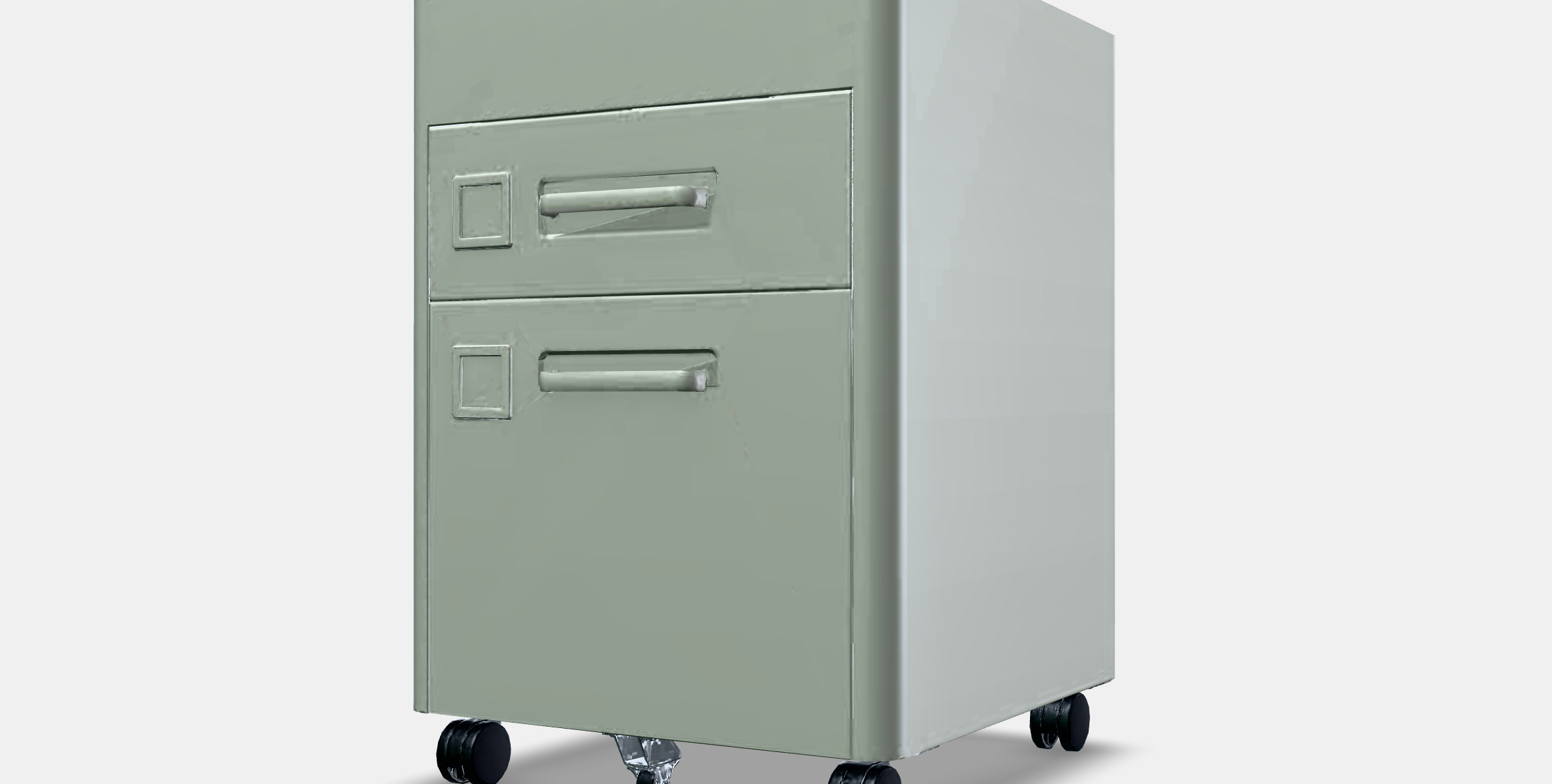 IDASEN Mobile Drawer Unit Low-poly 3D model_13