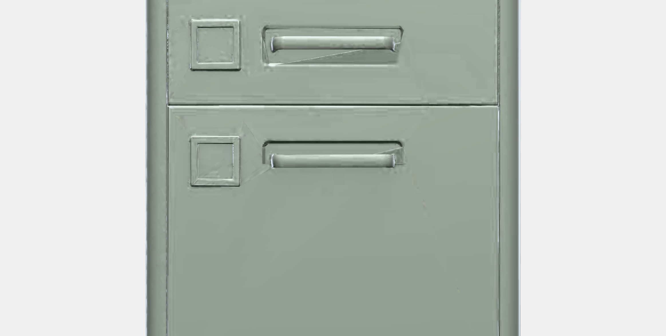 IDASEN Mobile Drawer Unit Low-poly 3D model_11