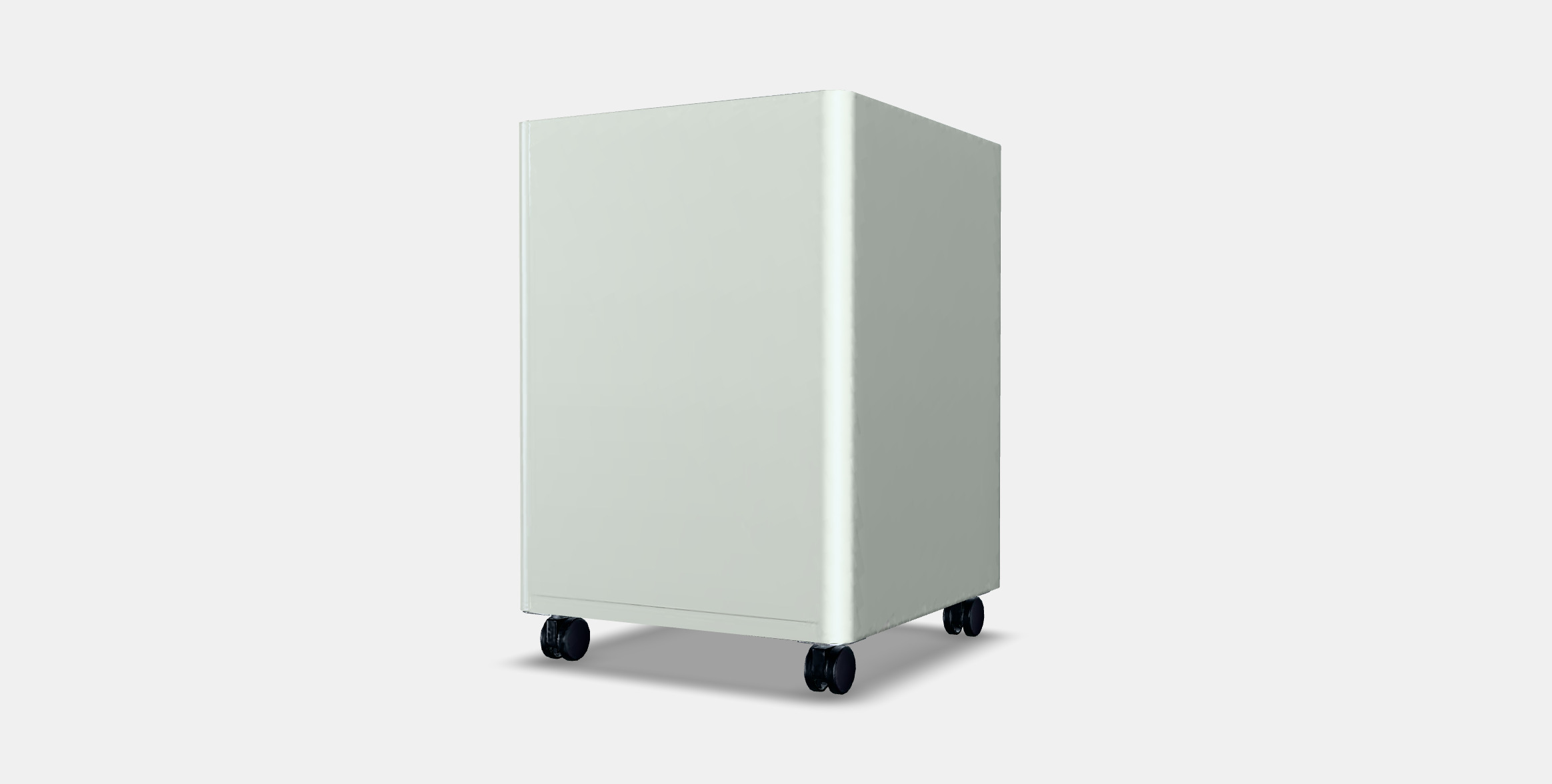 IDASEN Mobile Drawer Unit Low-poly 3D model_4
