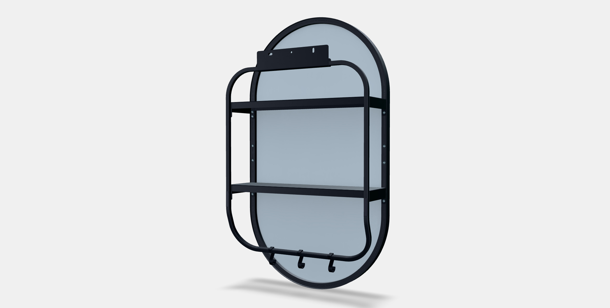 LINDBYN Mirror with storage 3D model_6