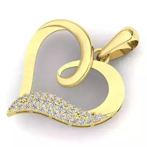 Heart Pendant stl file