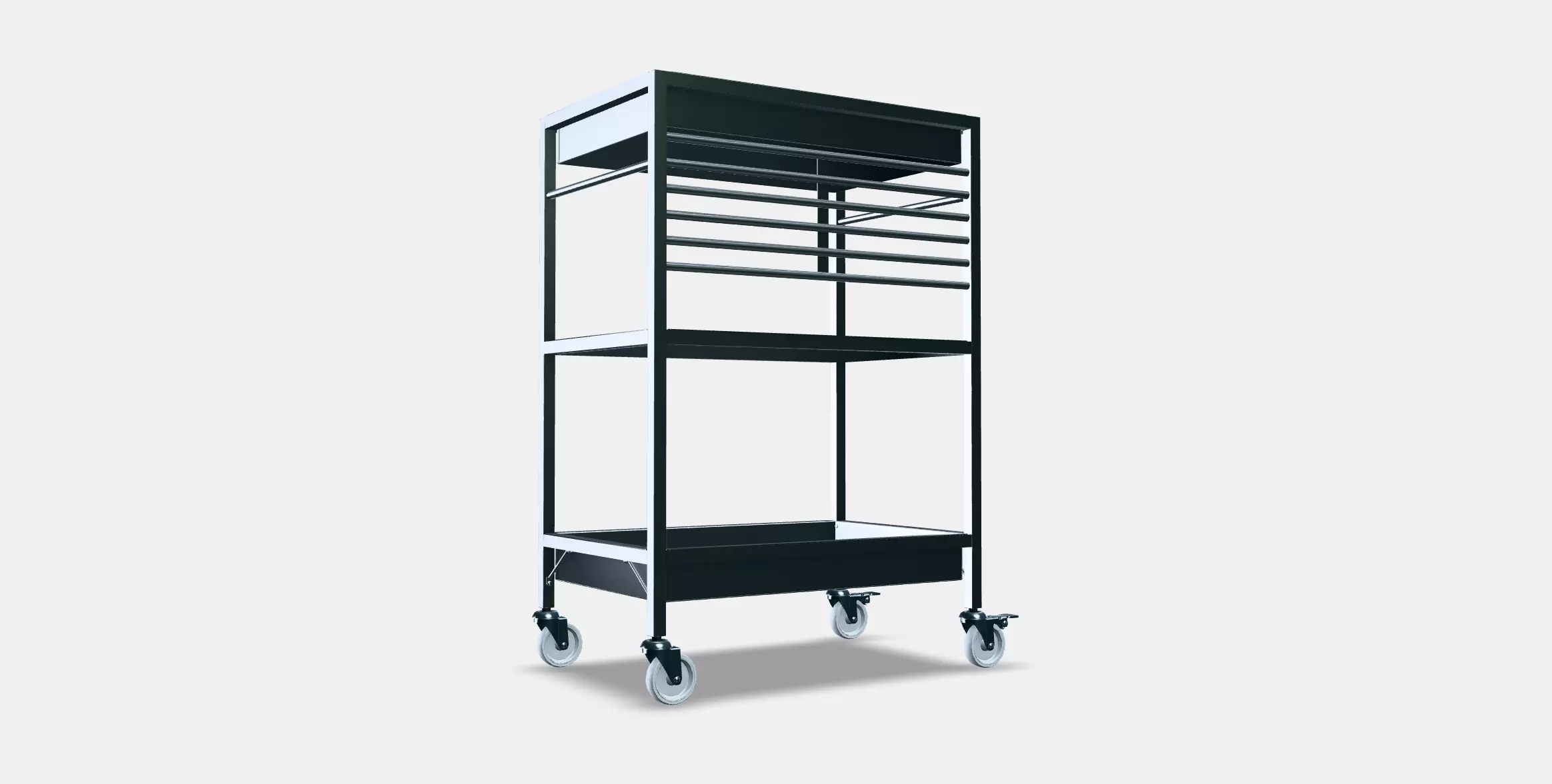KUNGSFORS serving trolley 3D model_0