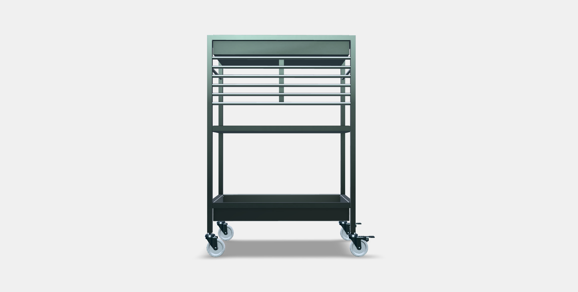 KUNGSFORS serving trolley 3D model_10