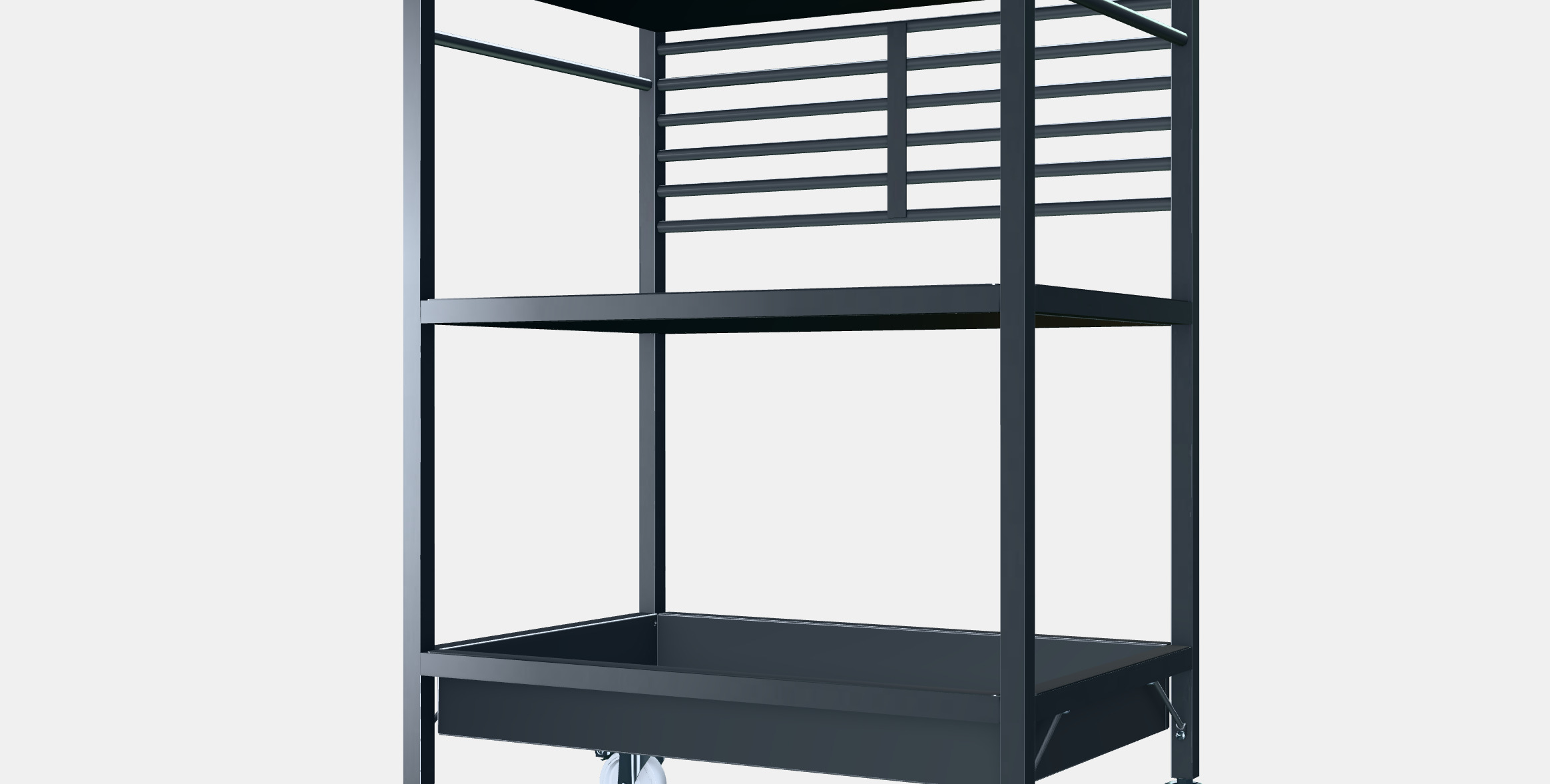 KUNGSFORS serving trolley 3D model_7