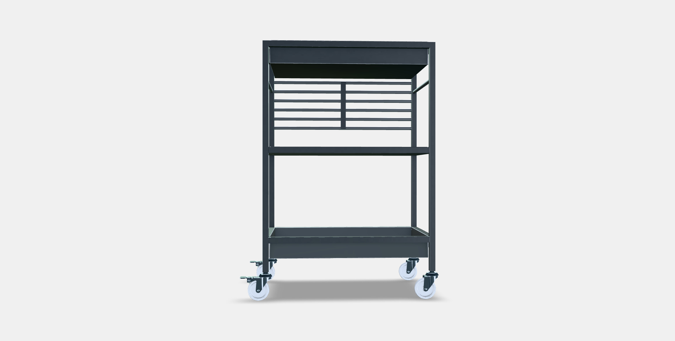 KUNGSFORS serving trolley 3D model_14
