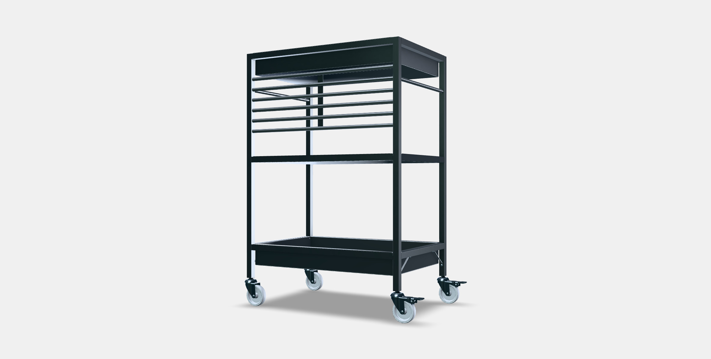 KUNGSFORS serving trolley 3D model_12
