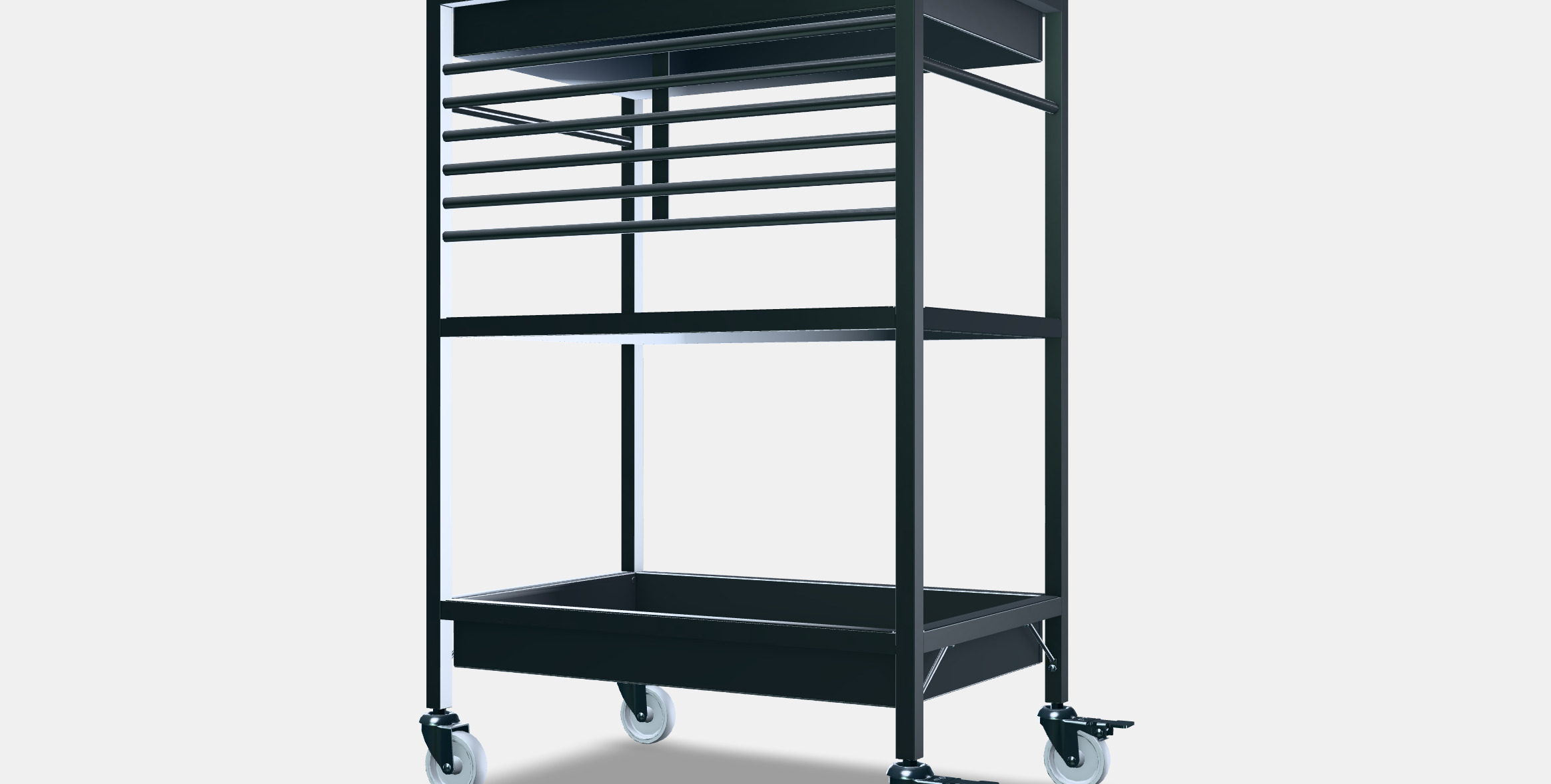 KUNGSFORS serving trolley 3D model_13