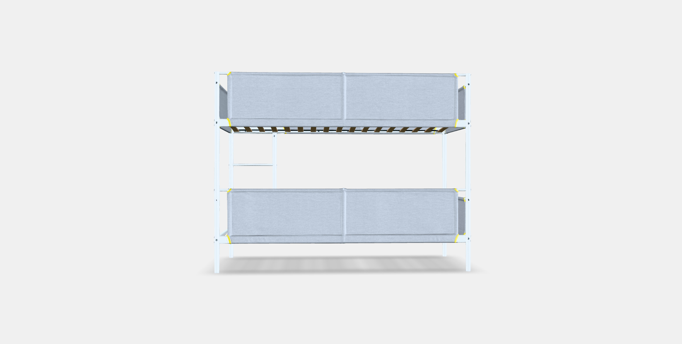 VITVAL Bunk bed frame Low-poly 3D model_14