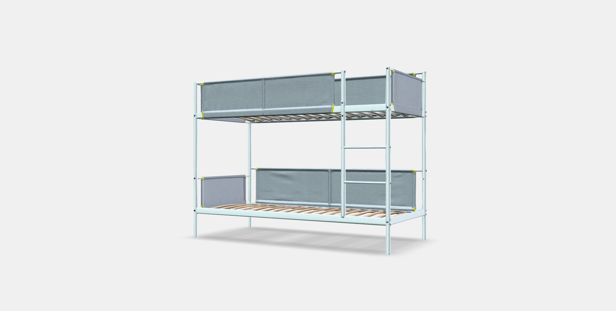 VITVAL Bunk bed frame Low-poly 3D model_11
