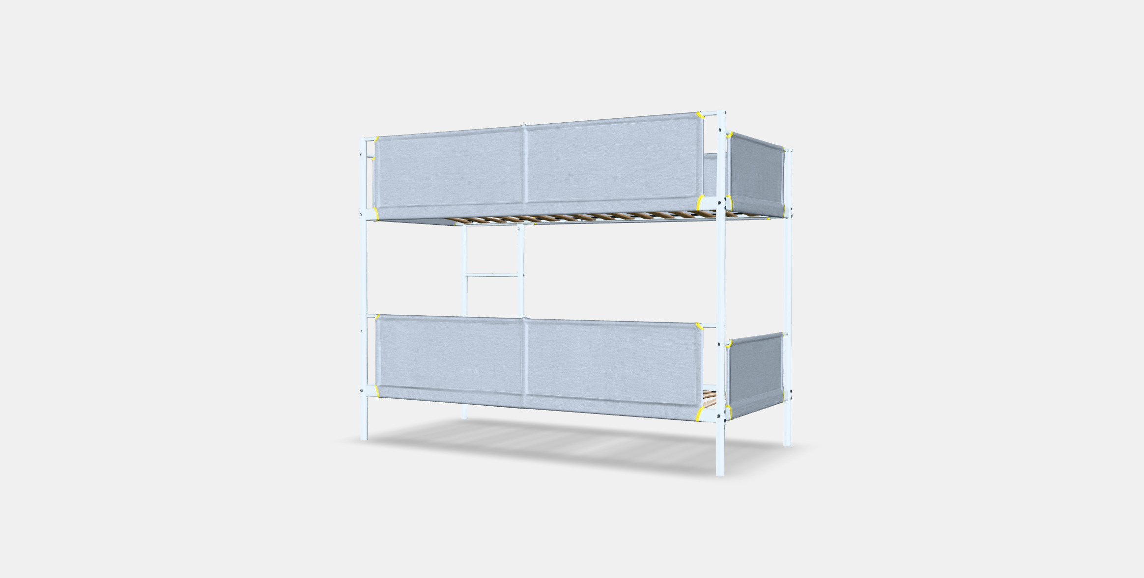 VITVAL Bunk bed frame Low-poly 3D model_2