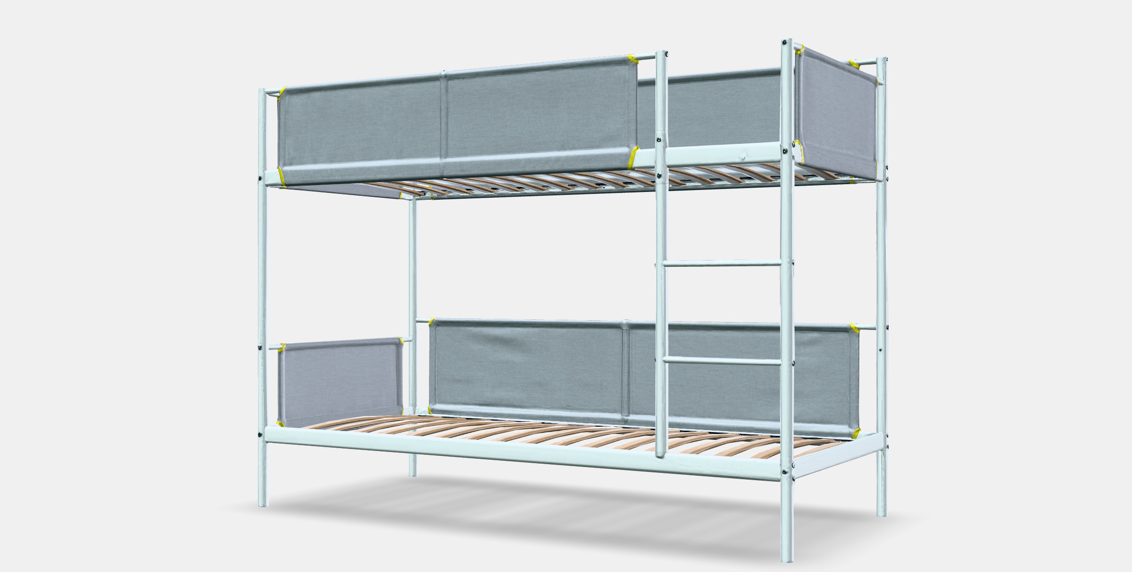 VITVAL Bunk bed frame Low-poly 3D model_13