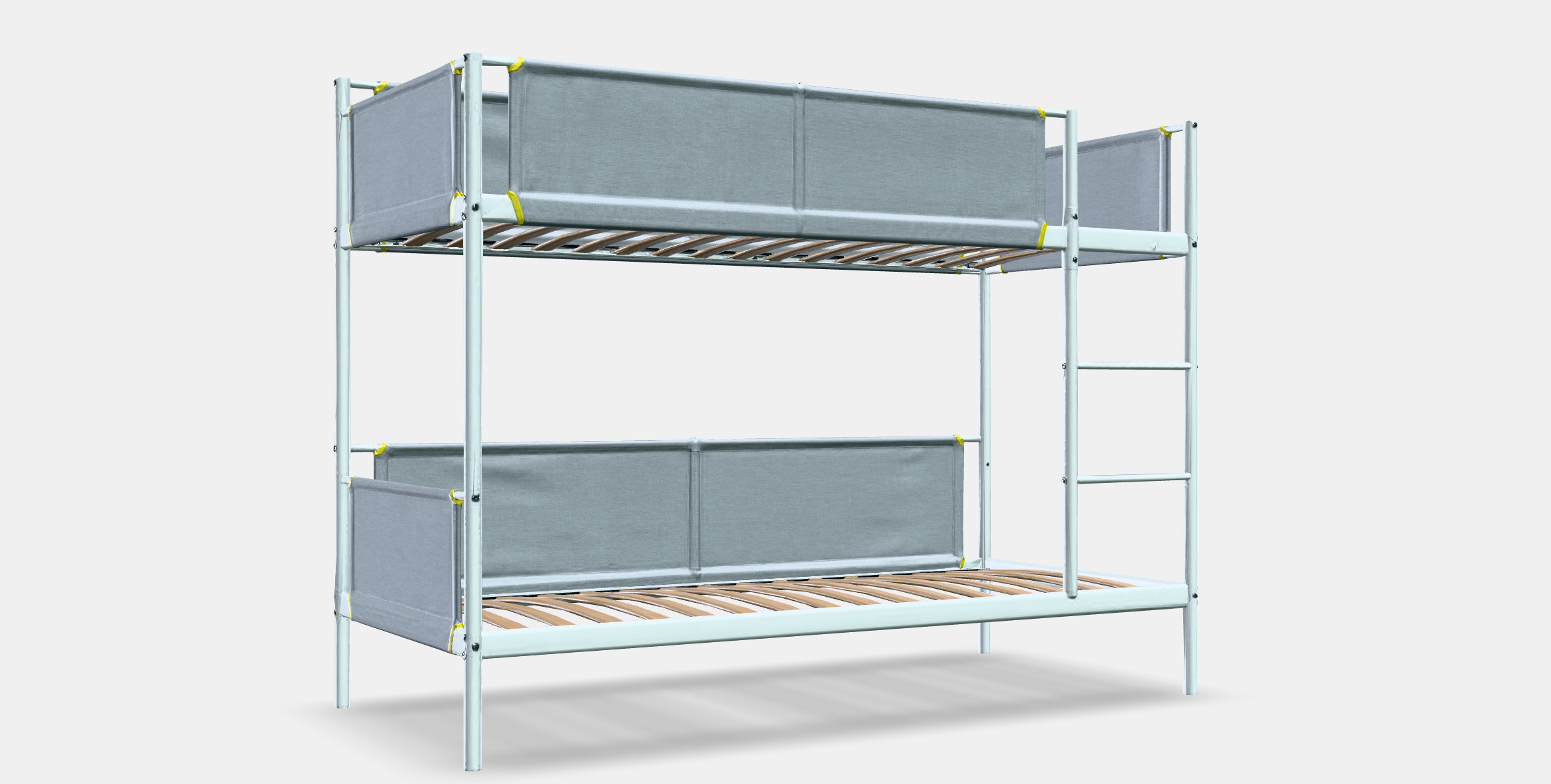 VITVAL Bunk bed frame Low-poly 3D model_8