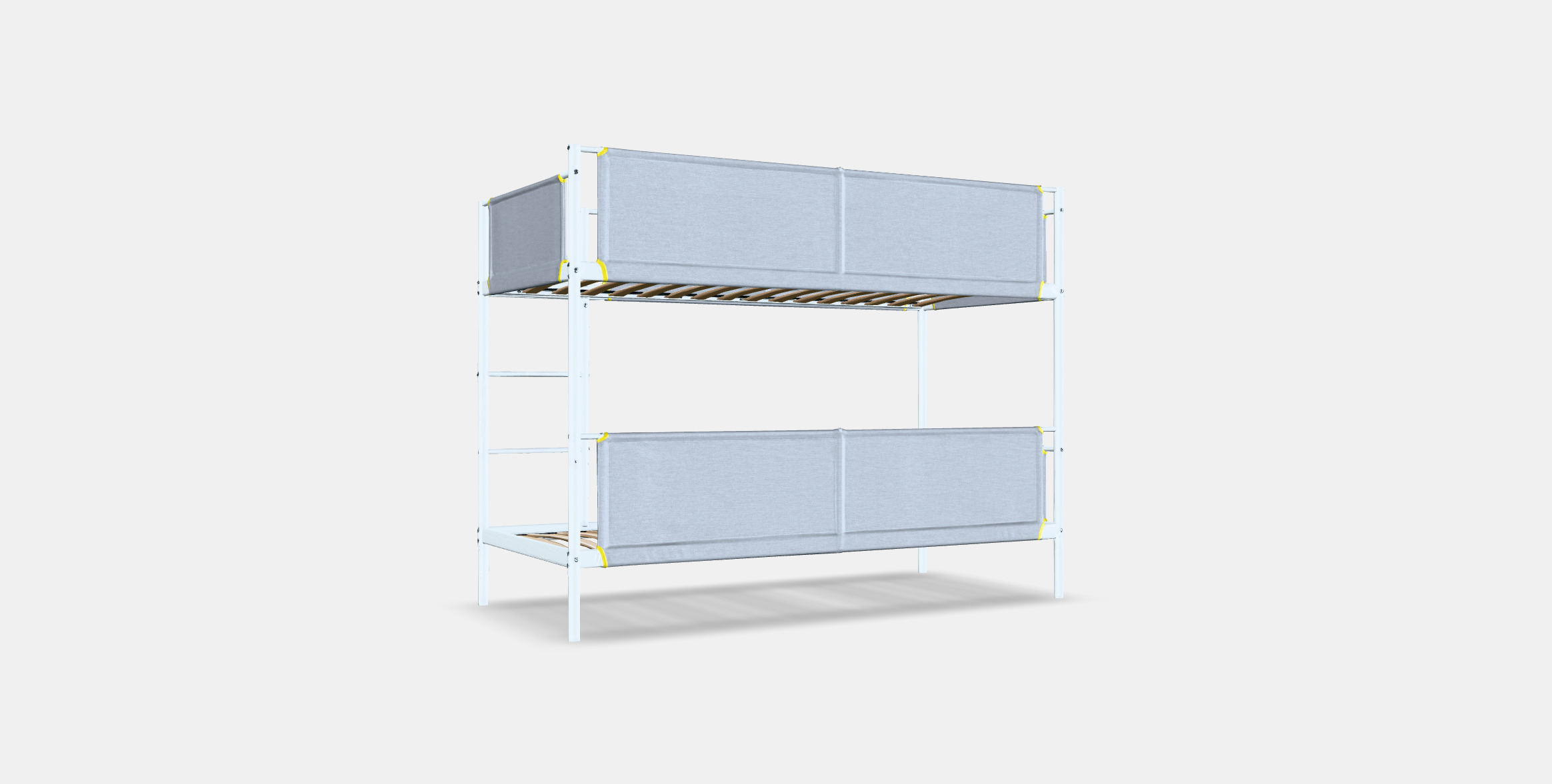 VITVAL Bunk bed frame Low-poly 3D model_16